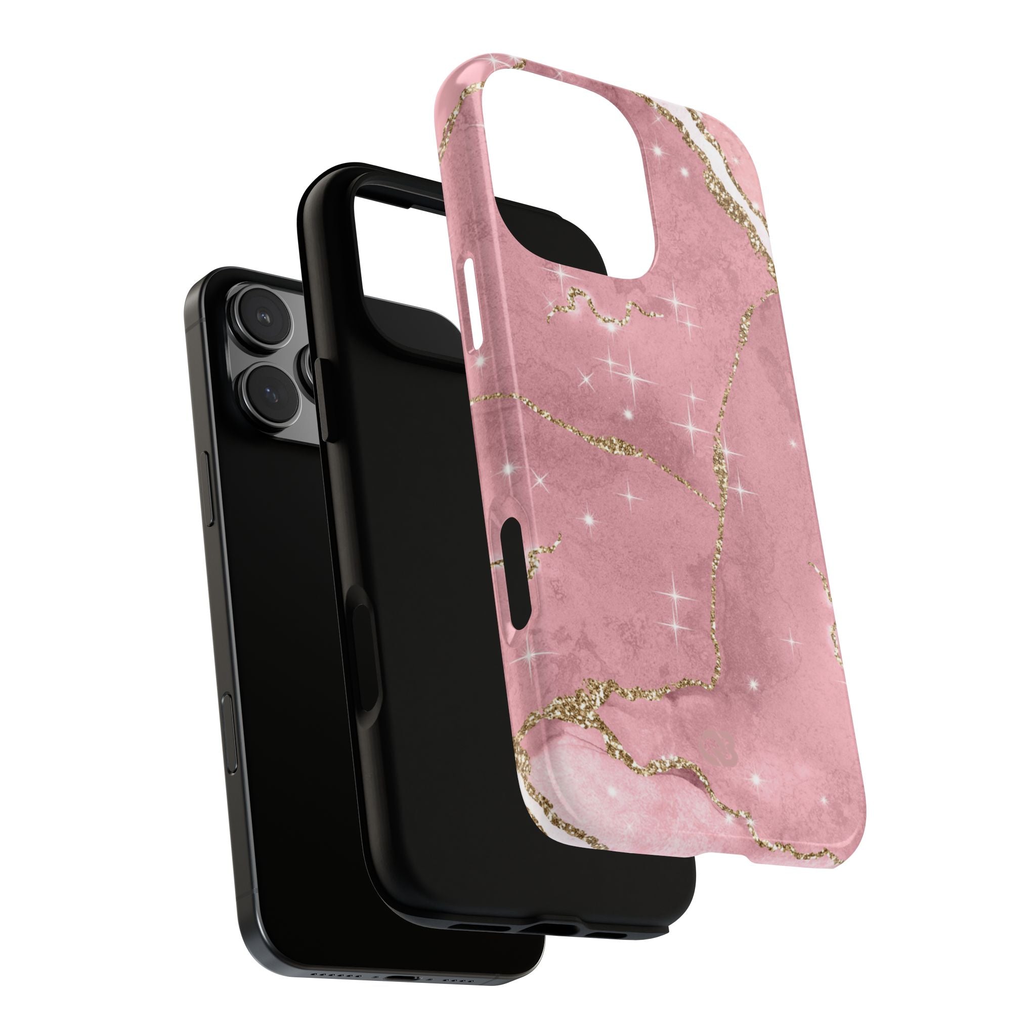 Rose Sparkle Marble · Tough Phone Case for iPhone