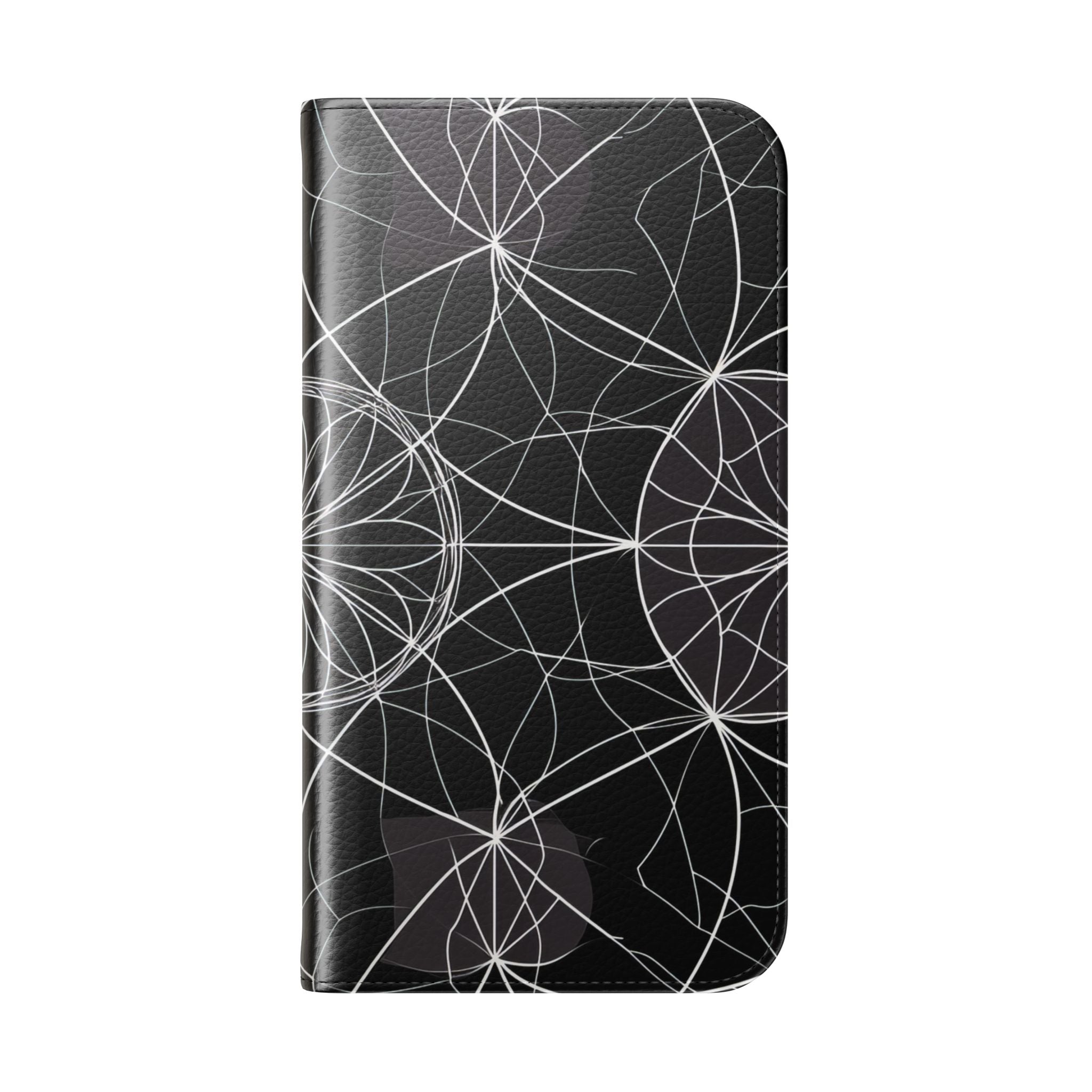 White Mandala Radiance - iPhone 16 Case - Wallet