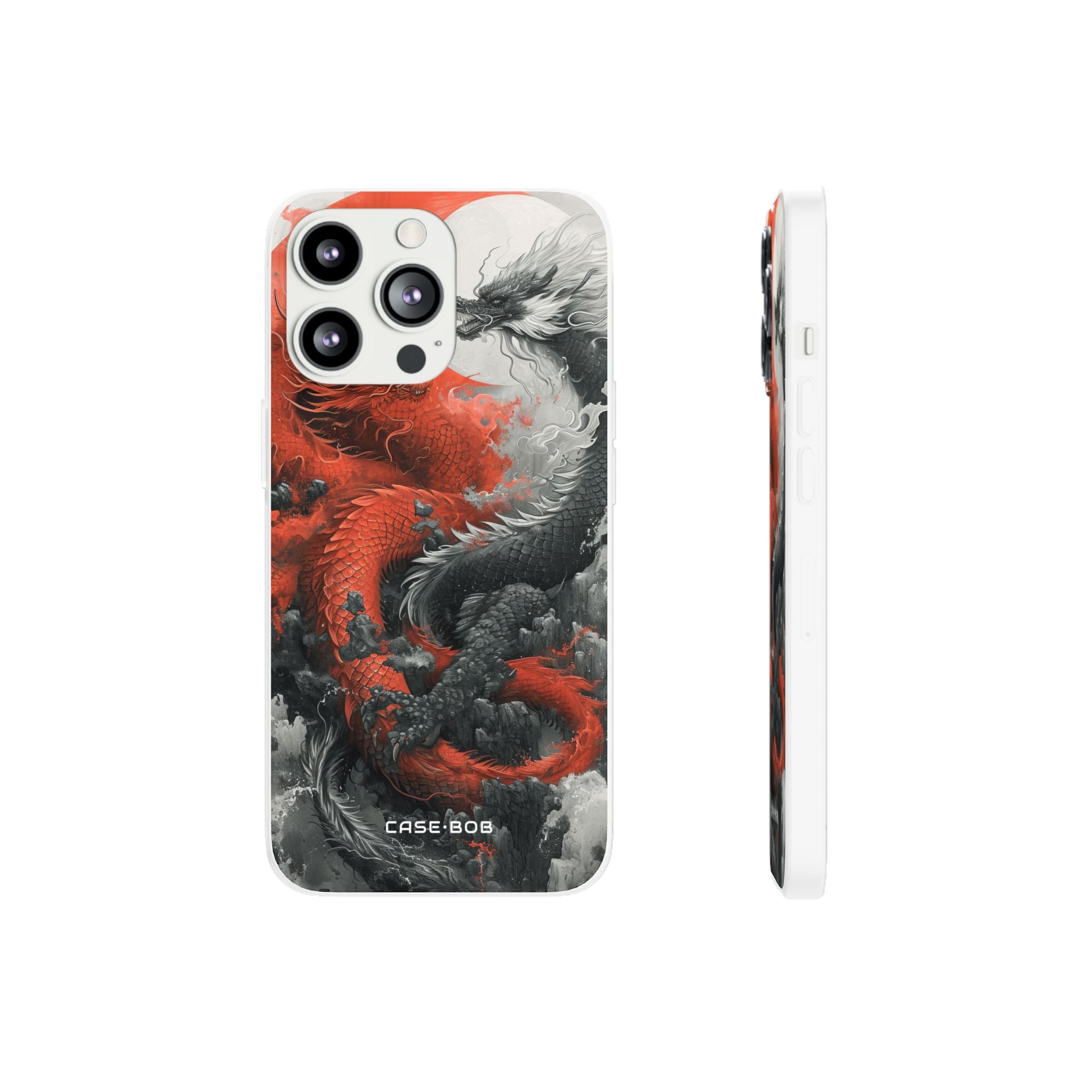 Twin Dragons Crimson iPhone 13 Pro - Soft