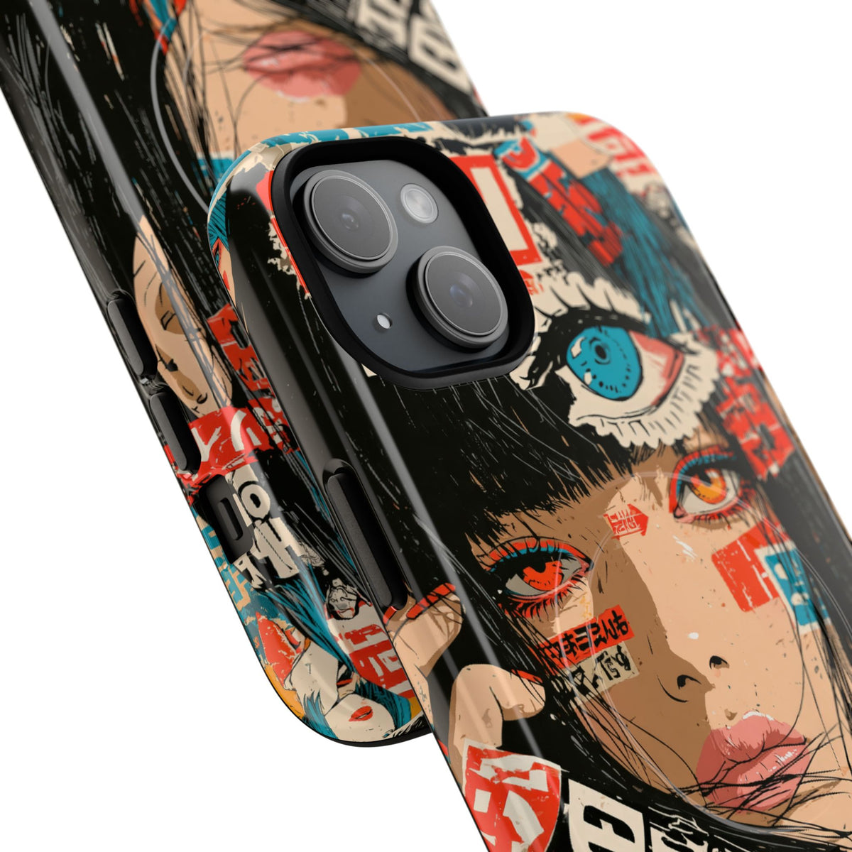 Shibuya Street Collage · Tough 2.0 Magnetic Phone Case for iPhone · Red