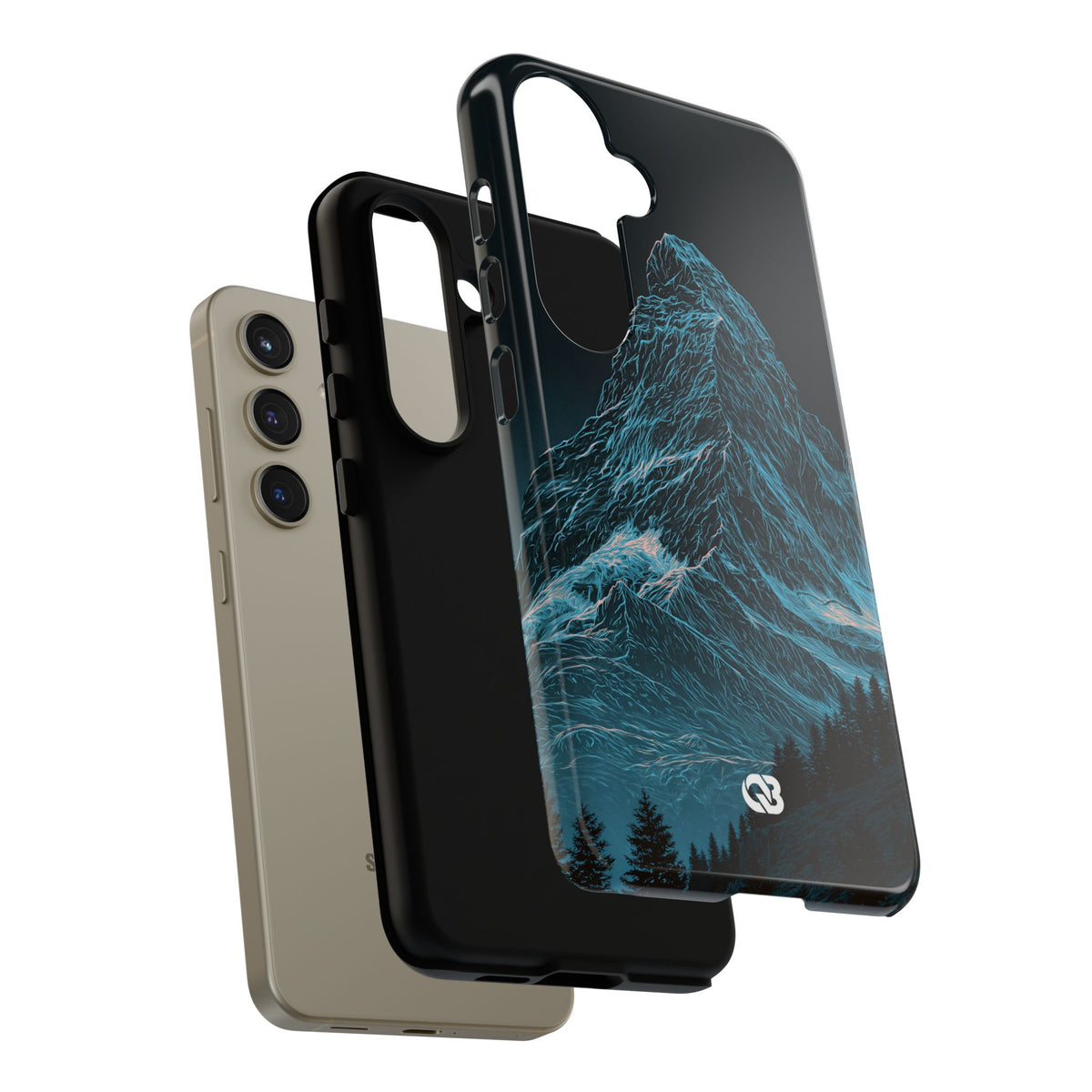 Glacial Alpine Peak · Tough Phone Case for Samsung · Blue