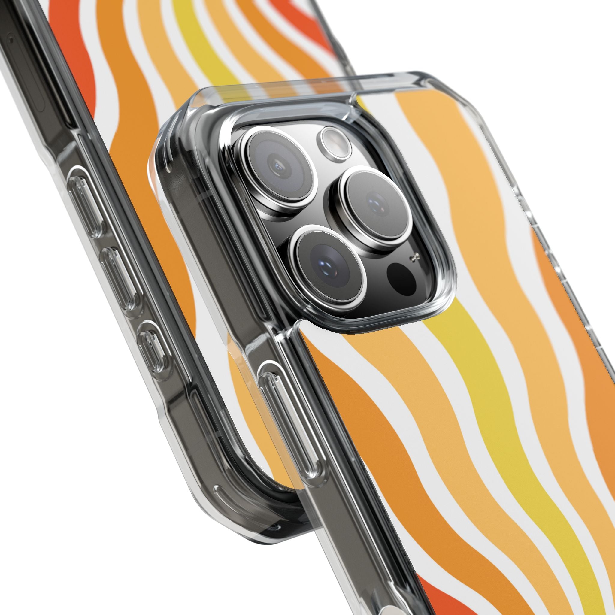 Amber Solar Waves · Impact Phone Case for iPhone · Magsafe