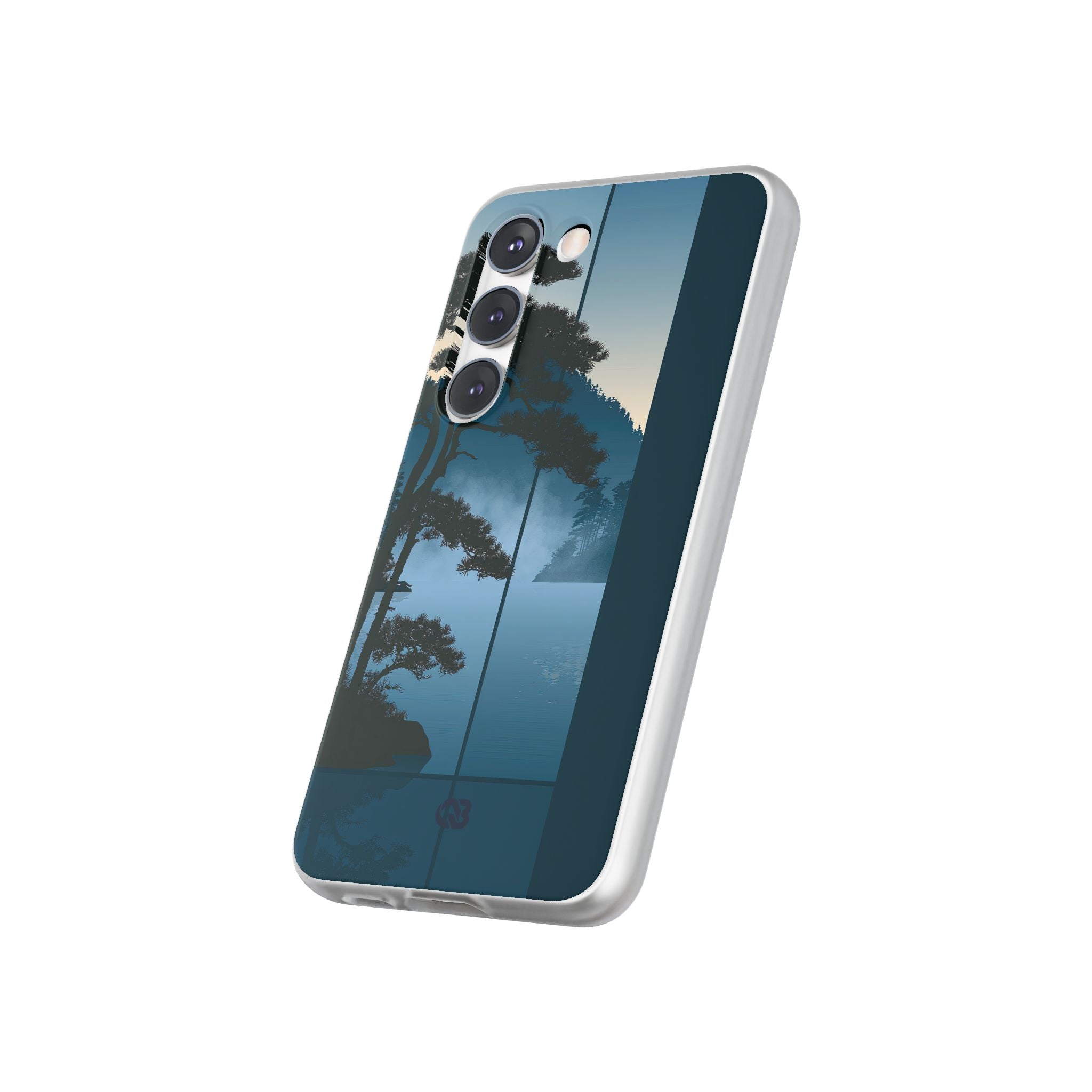Blue Lite Phone Case for Samsung - Kyoto Mist Pine