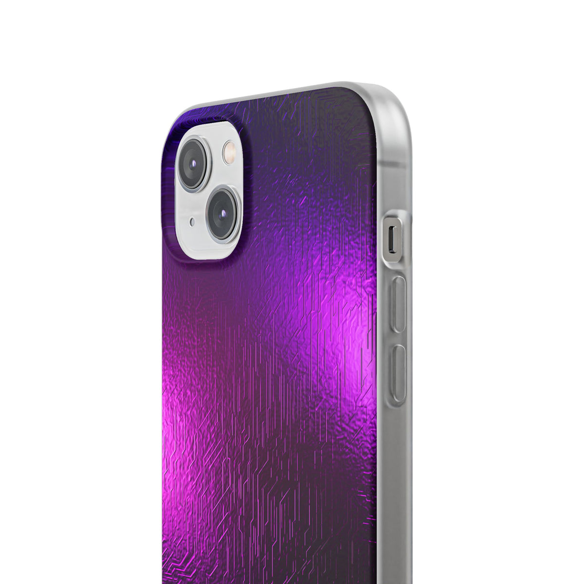 Violet Cyber Circuit · Lite Phone Case for iPhone · Purple