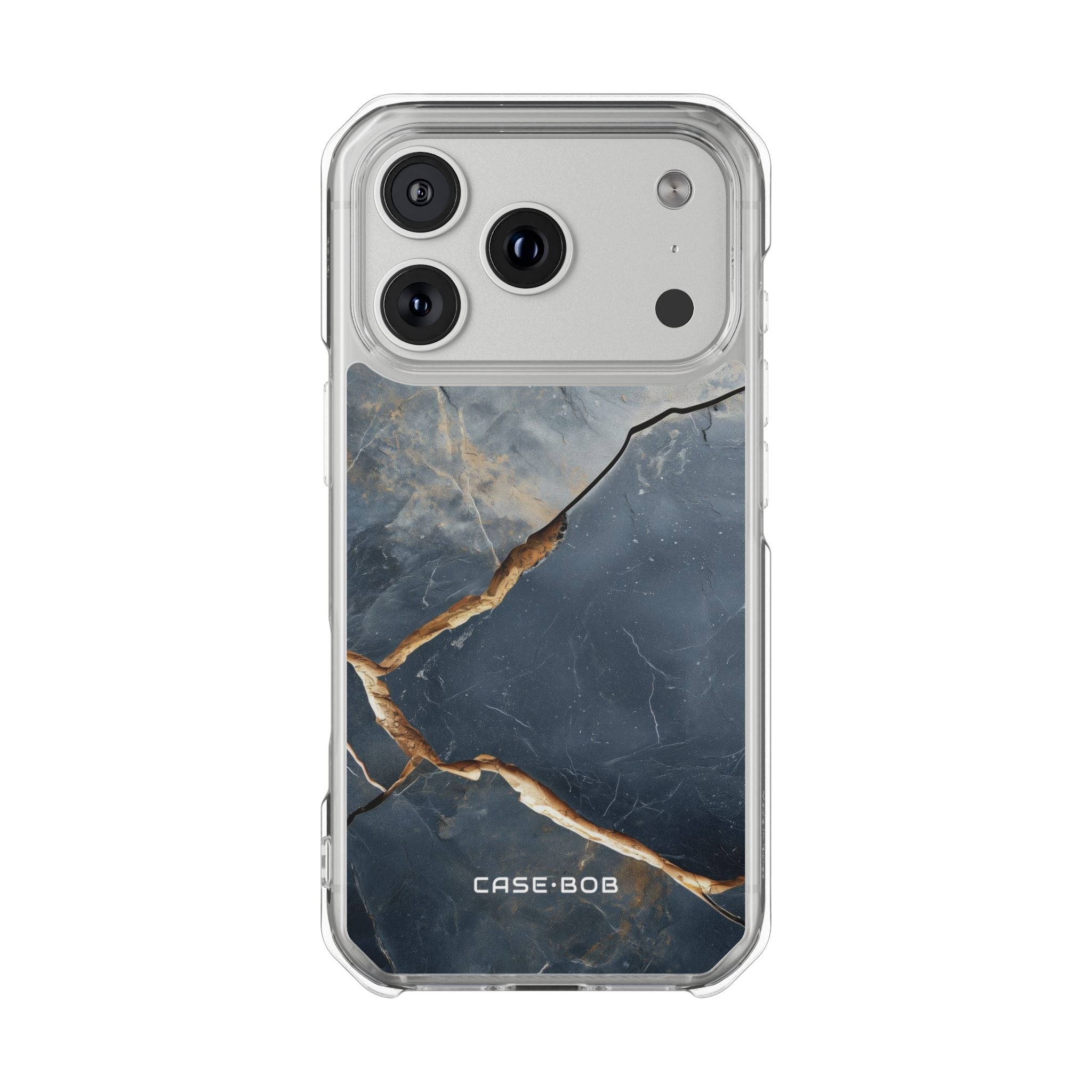 Jagged Cracks Black iPhone 17 Pro Case - Impact