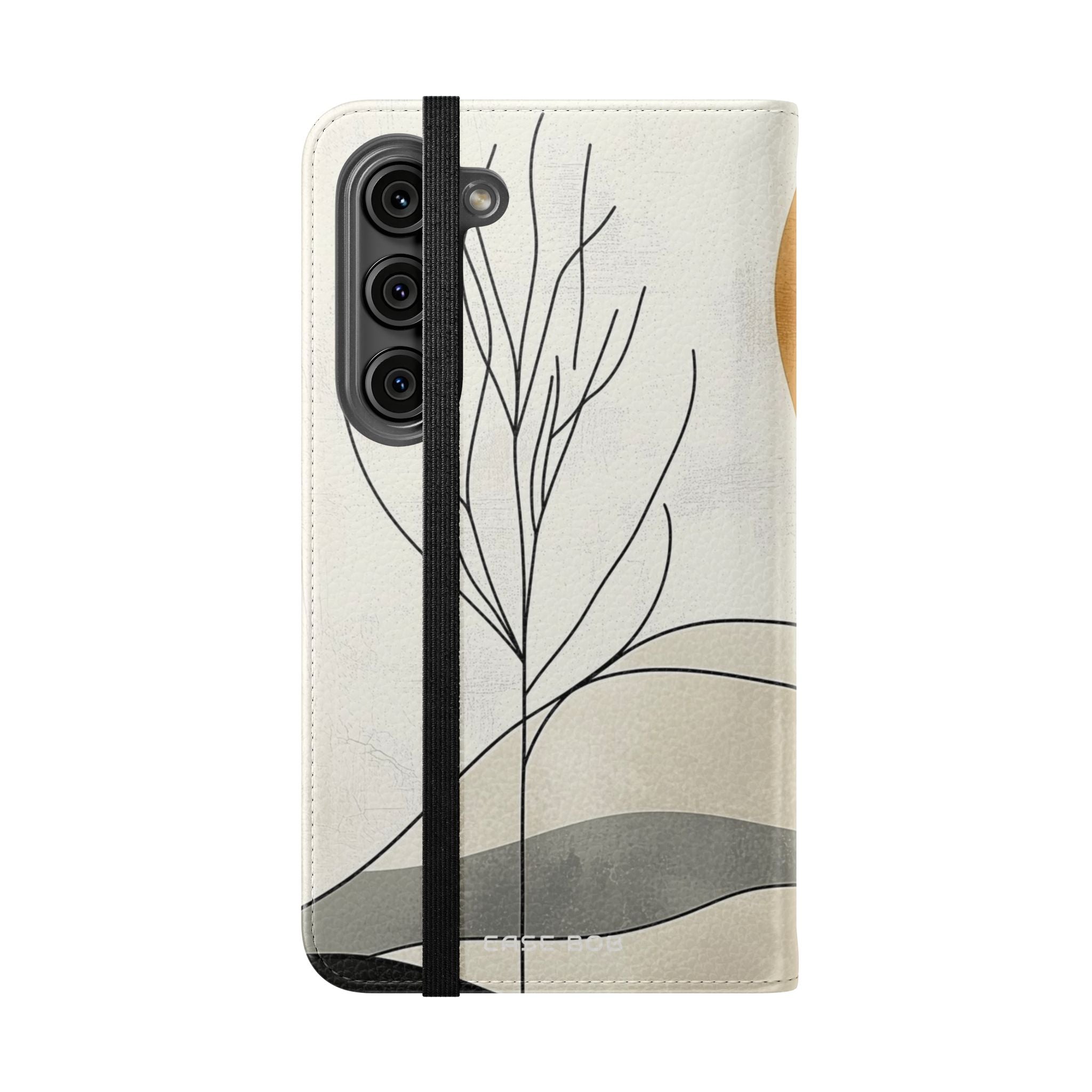 Orange Eclipse Trees - Samsung S23 Case - Wallet