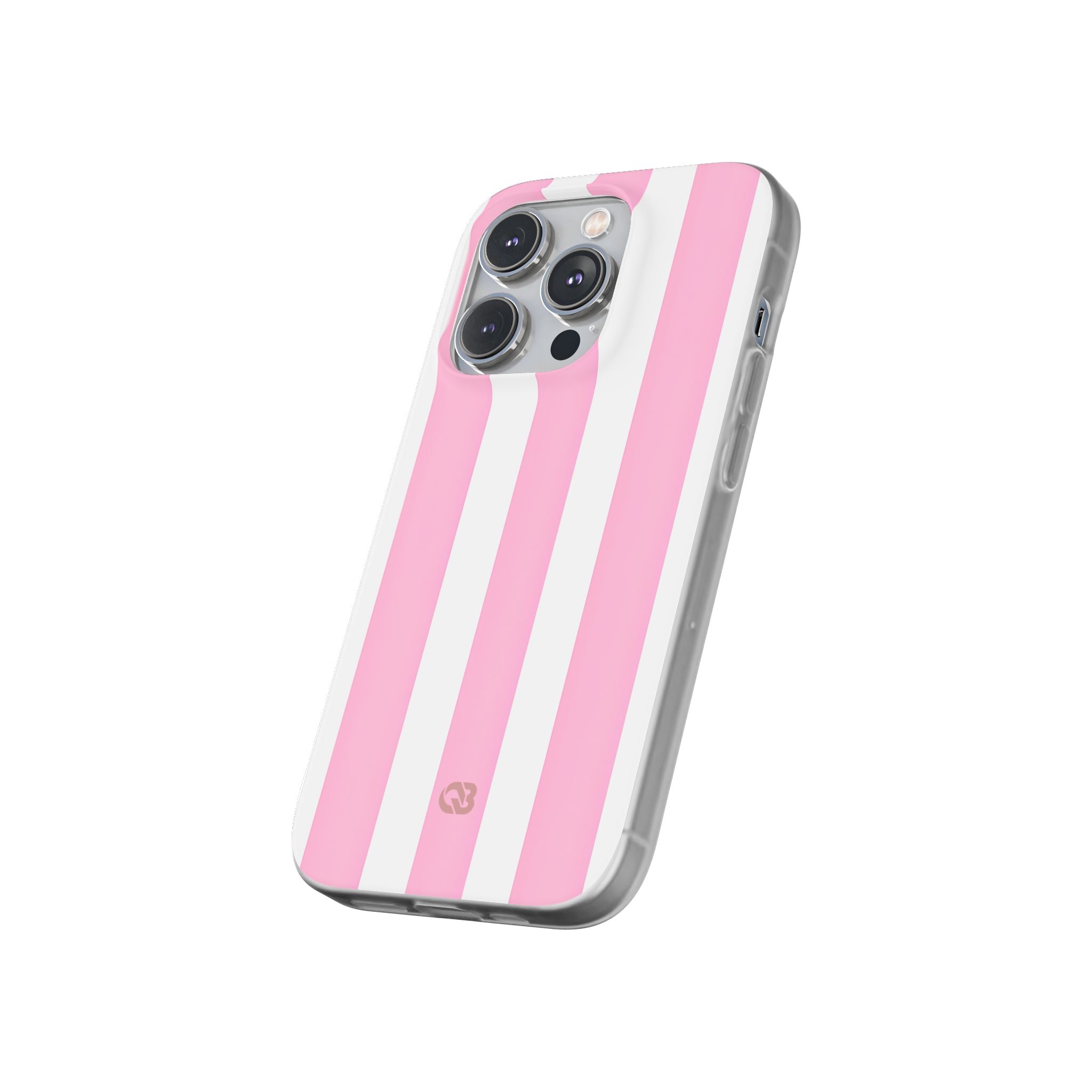 Soft Pink Stripe · Soft Phone Case for iPhone