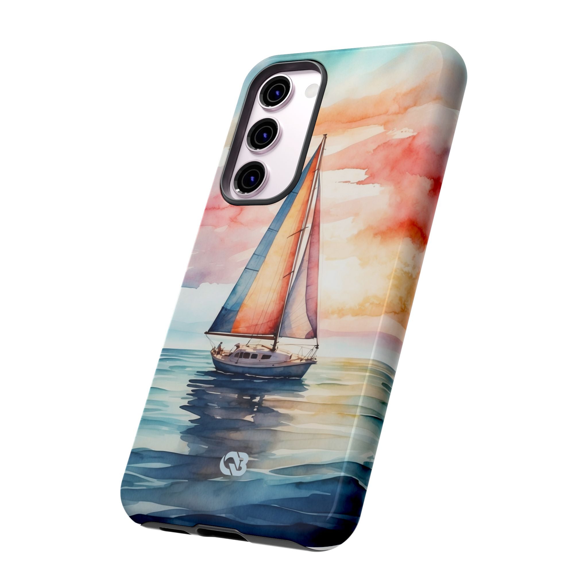 Crimson Horizon Sail · Tough Phone Case for Samsung