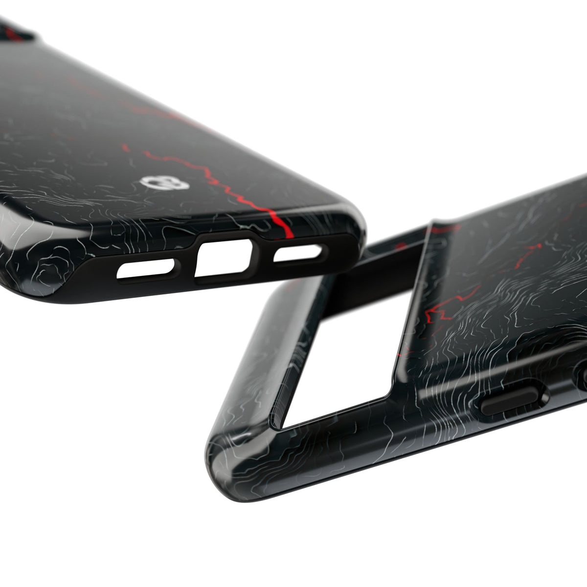 Crimson Rift · Tough Phone Case for Pixel · Black