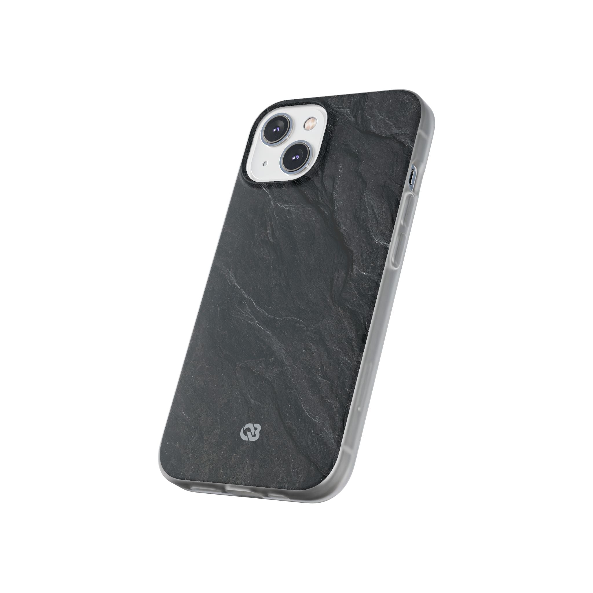 Black Lite Phone Case for iPhone - Midnight Slate Ridge