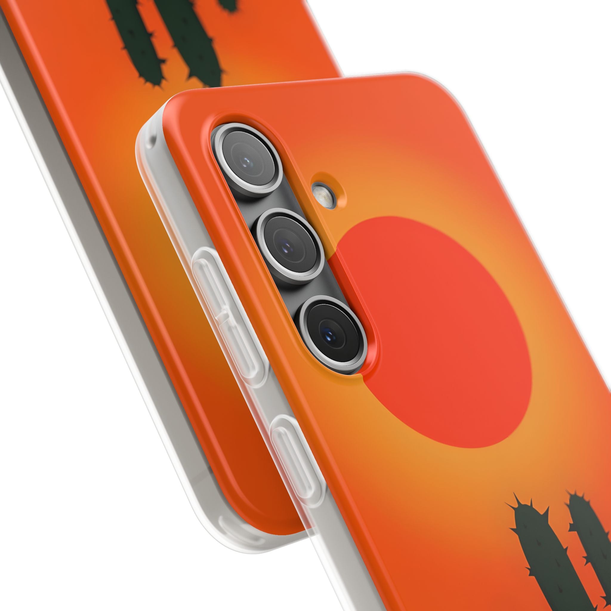 Scorched Saguaro Sunset · Soft Phone Case for Samsung