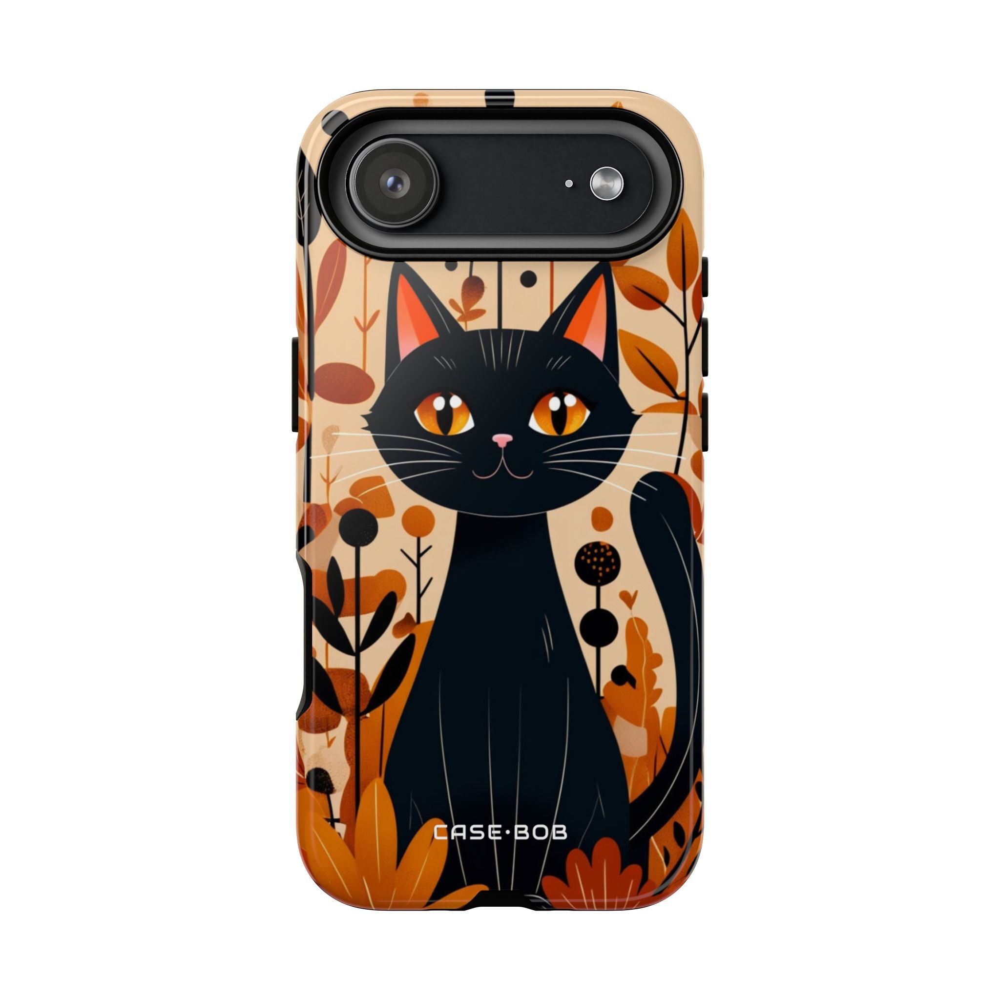 Black Cat Glow iPhone 17 Air Case - Tough - CASE•BOB