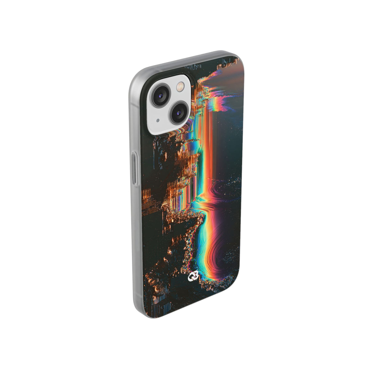 Prismatic Circuit · Lite Phone Case for iPhone · Black