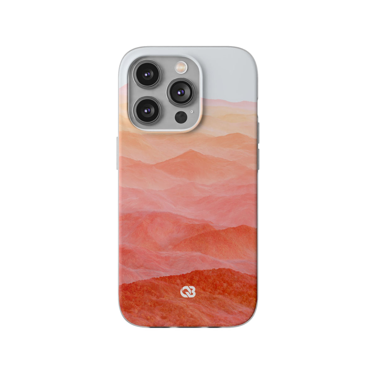 Alpenglow Ridge Vista · Lite Phone Case for iPhone · Orange