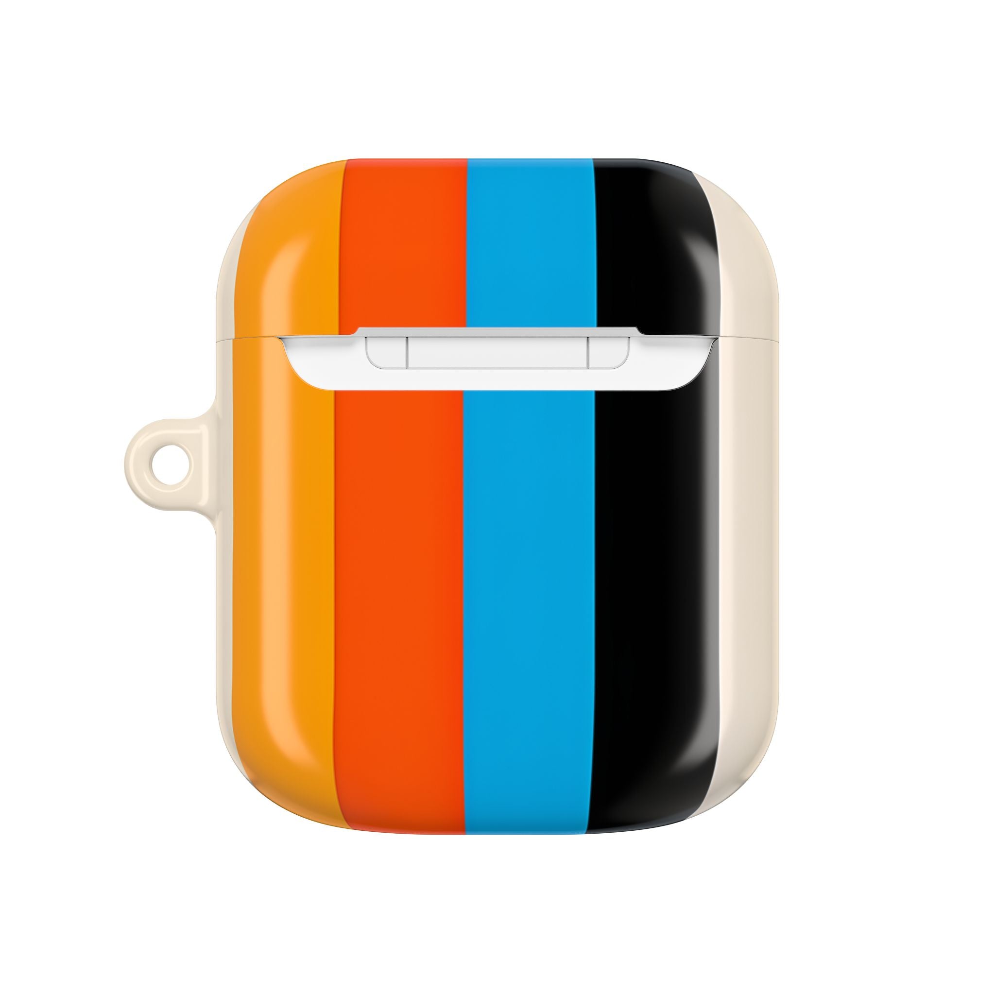 Rainbow Stripes Beige - AirPods Case