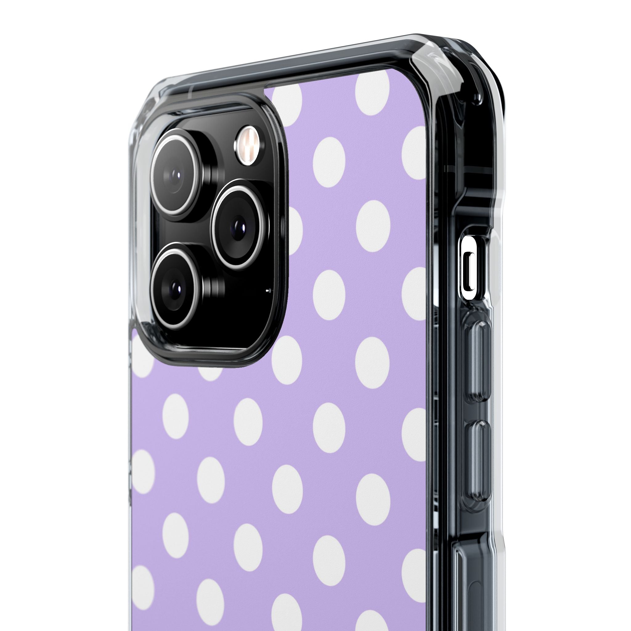 Lavender Polka Grid · Impact Telefoncover til iPhone · Magsafe