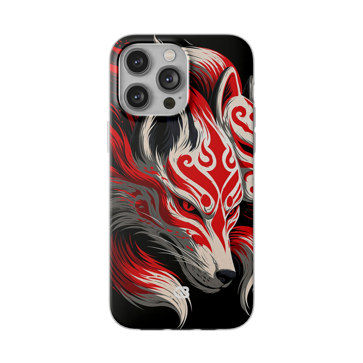 Crimson Kitsune Spirit · Lite Phone Case for iPhone · Red