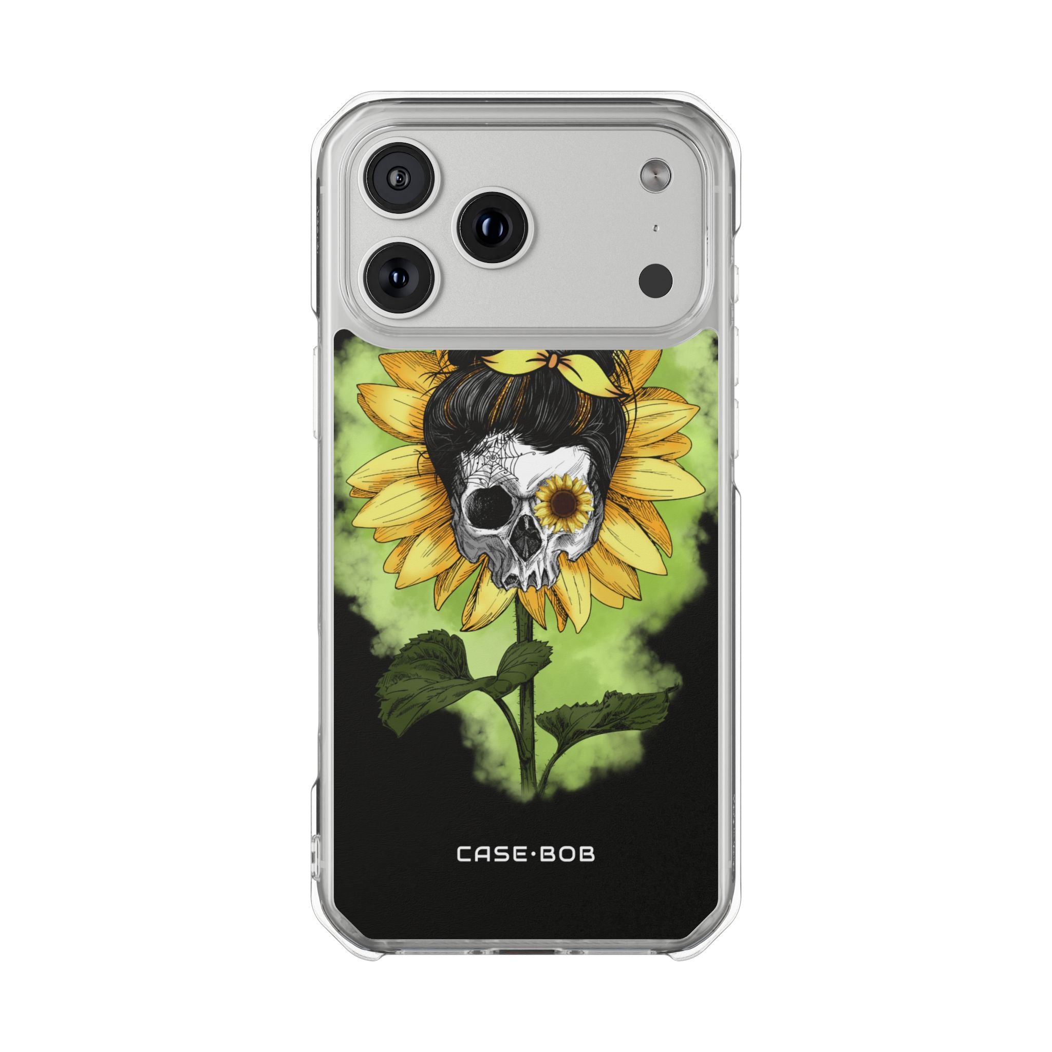 Sunflower Skull iPhone 17 Pro Max Case - Impact