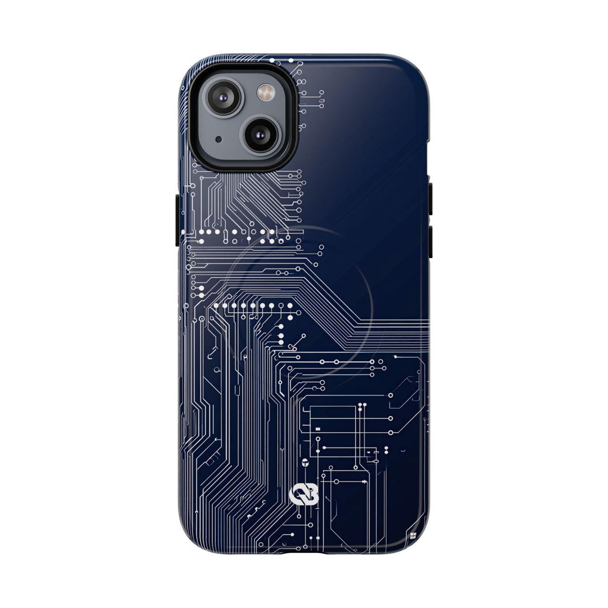Blue Tough 2.0 Magsafe Phone Case for iPhone - Cobalt Data Stream