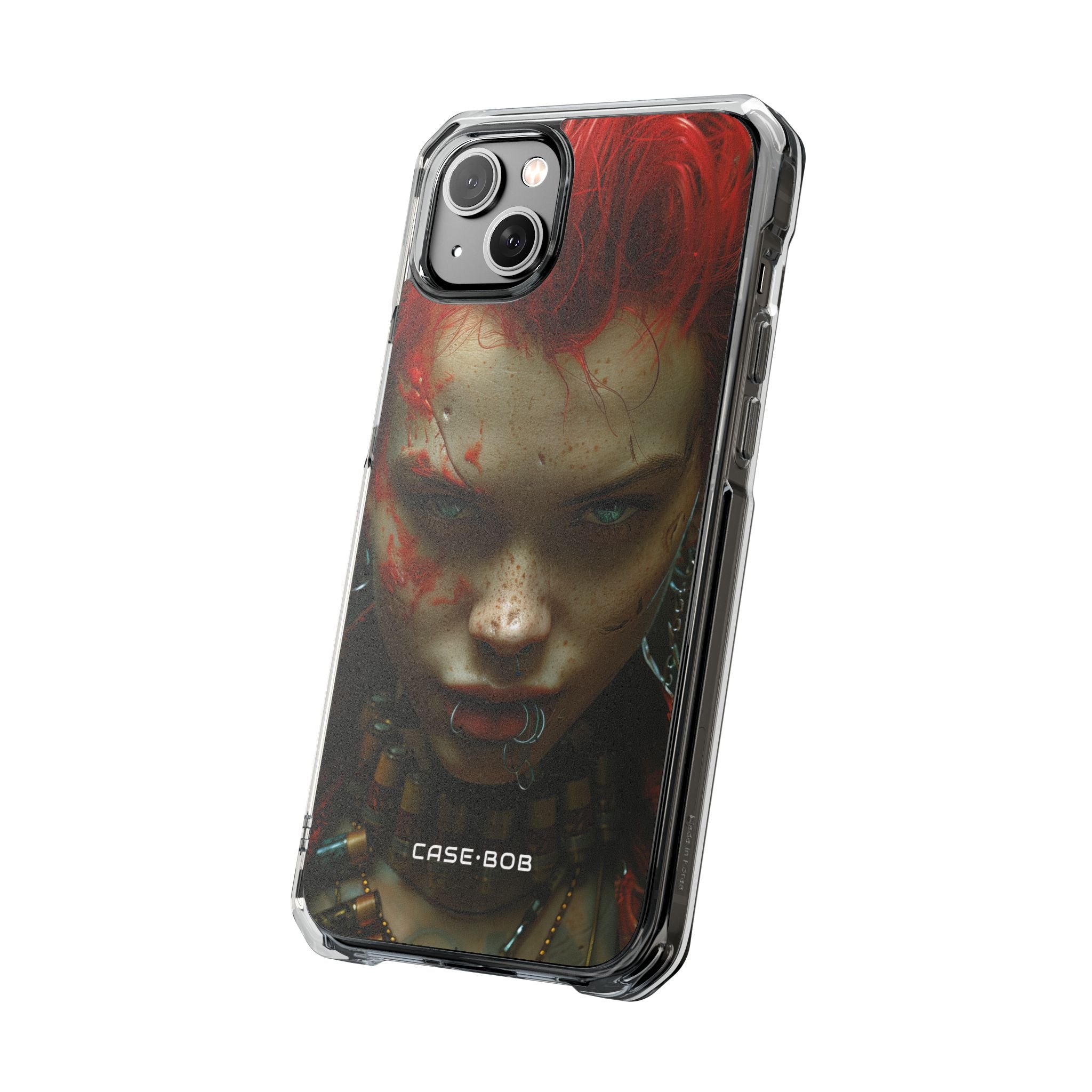 Rød Spike Gaze iPhone 14 Plus Cover - Impact