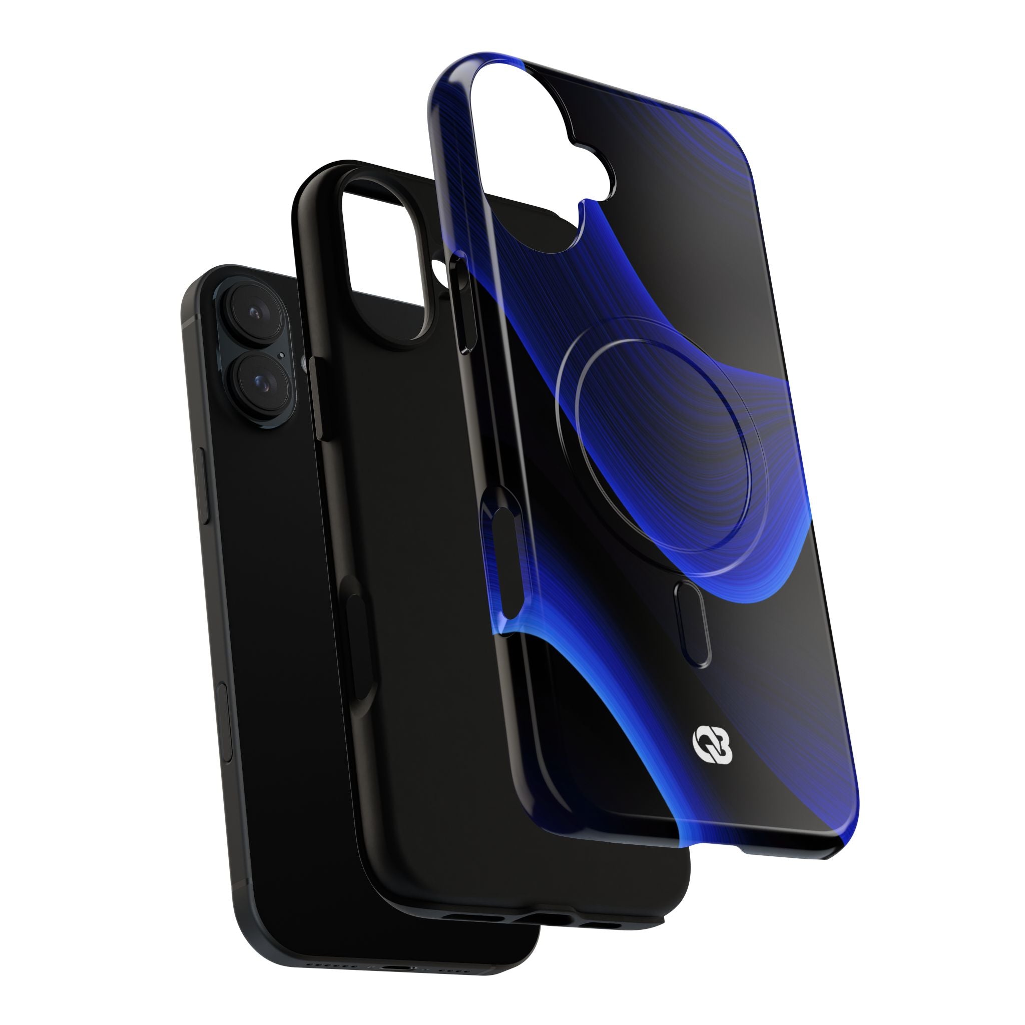 Blue Tough 2.0 Magsafe Phone Case for iPhone - Electric Cobalt Flow