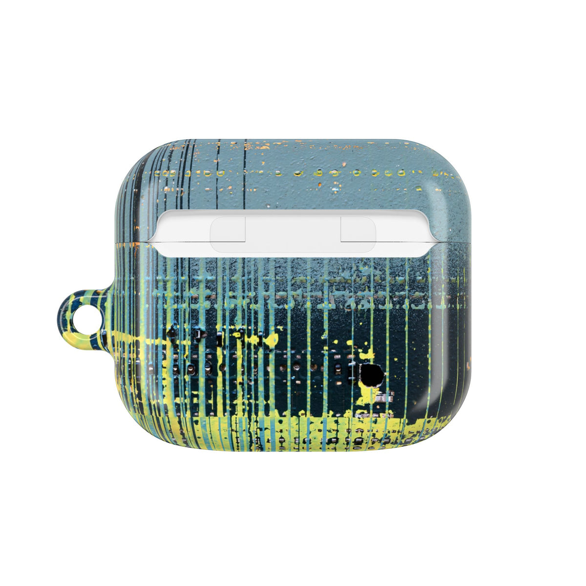 Acid Raster Circuit · Hard Case for AirPods & AirPods Pro · Teal