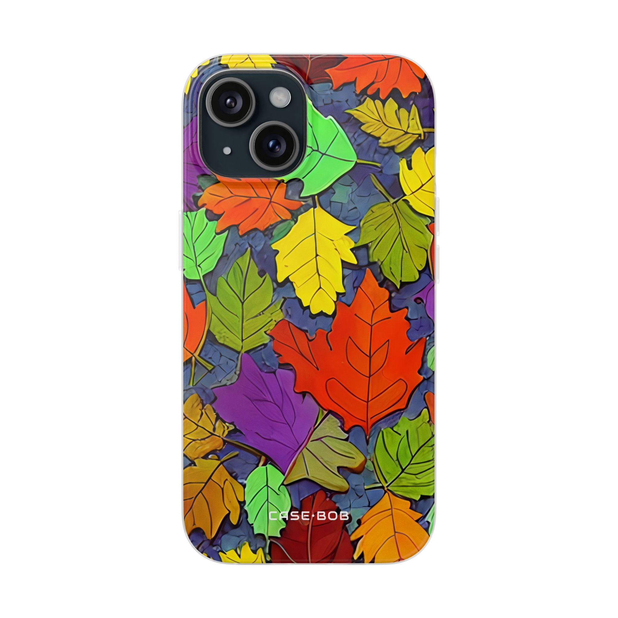Lebendiger Leafburst iPhone 15 Case - Soft