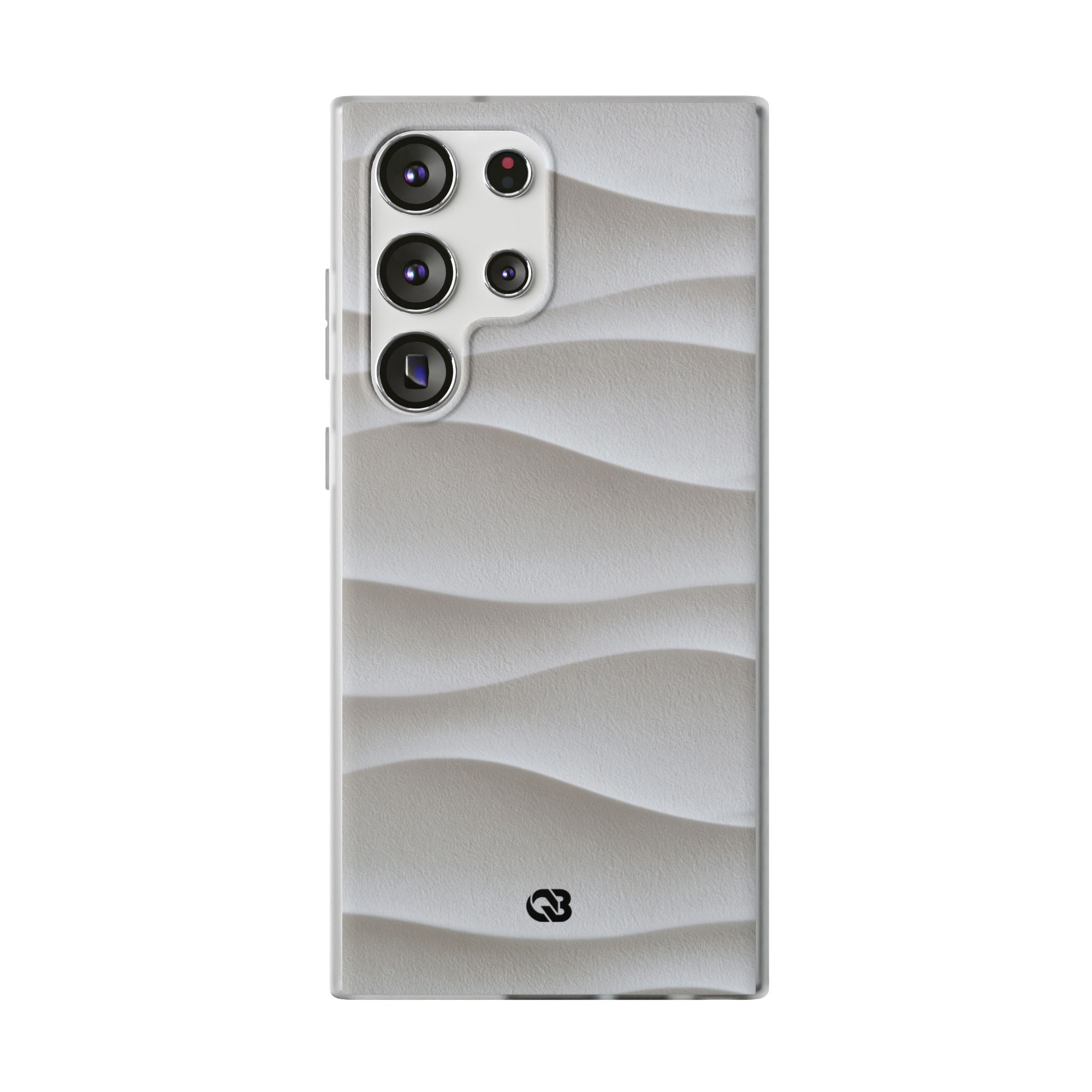 White Lite Phone Case for Samsung - Arctic Flow Ridges