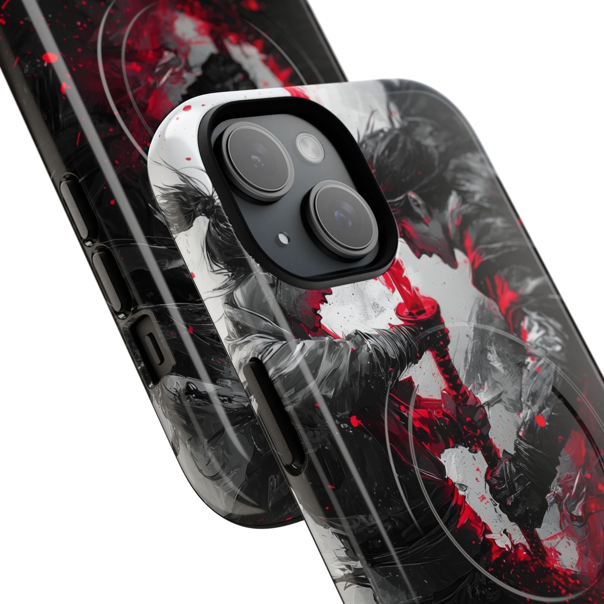 Σπασμένο Κόκκινο Διπλό · Tough+ Θήκη για iPhone · Magsafe