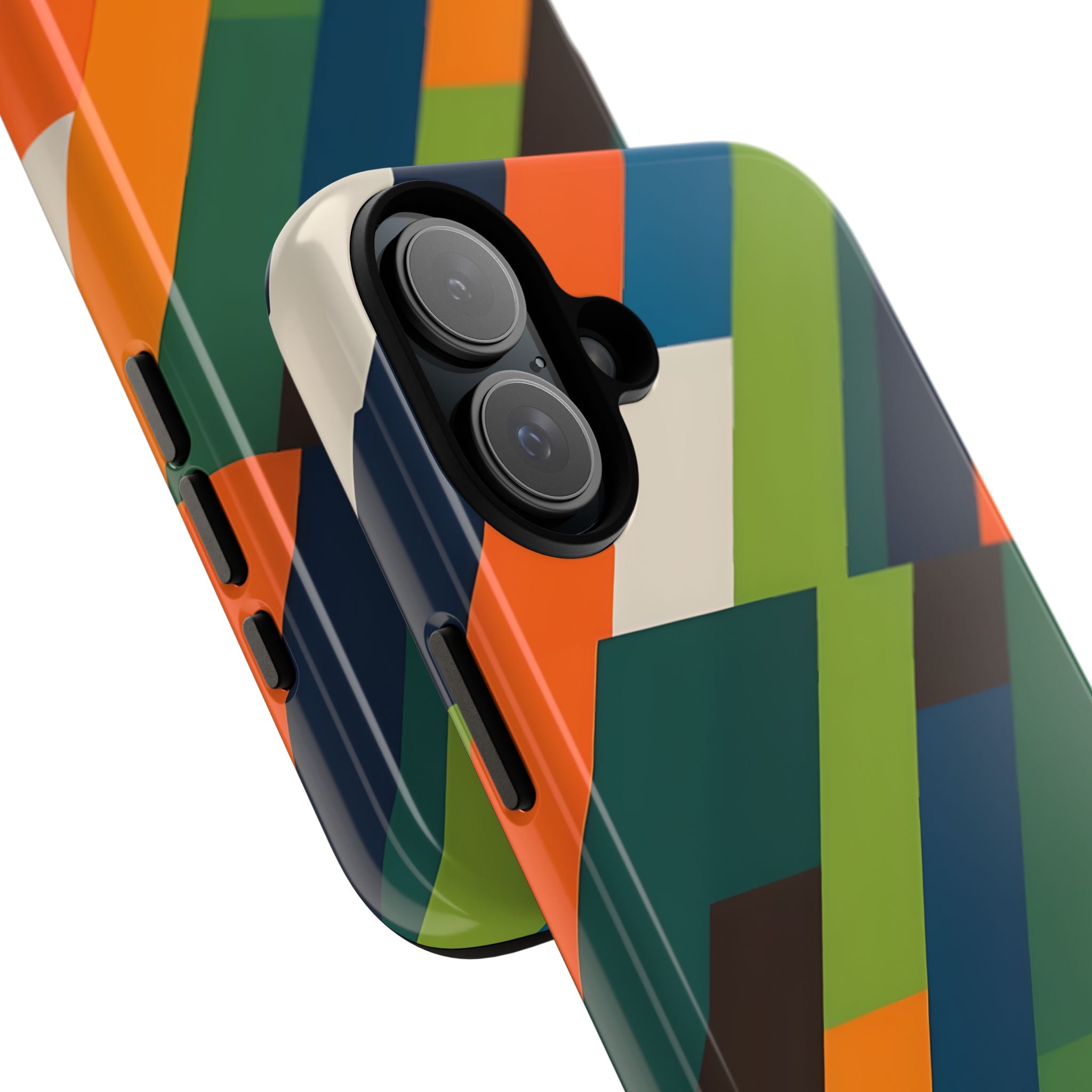 Diagonal Blaze iPhone 16 Plus Case - Tough