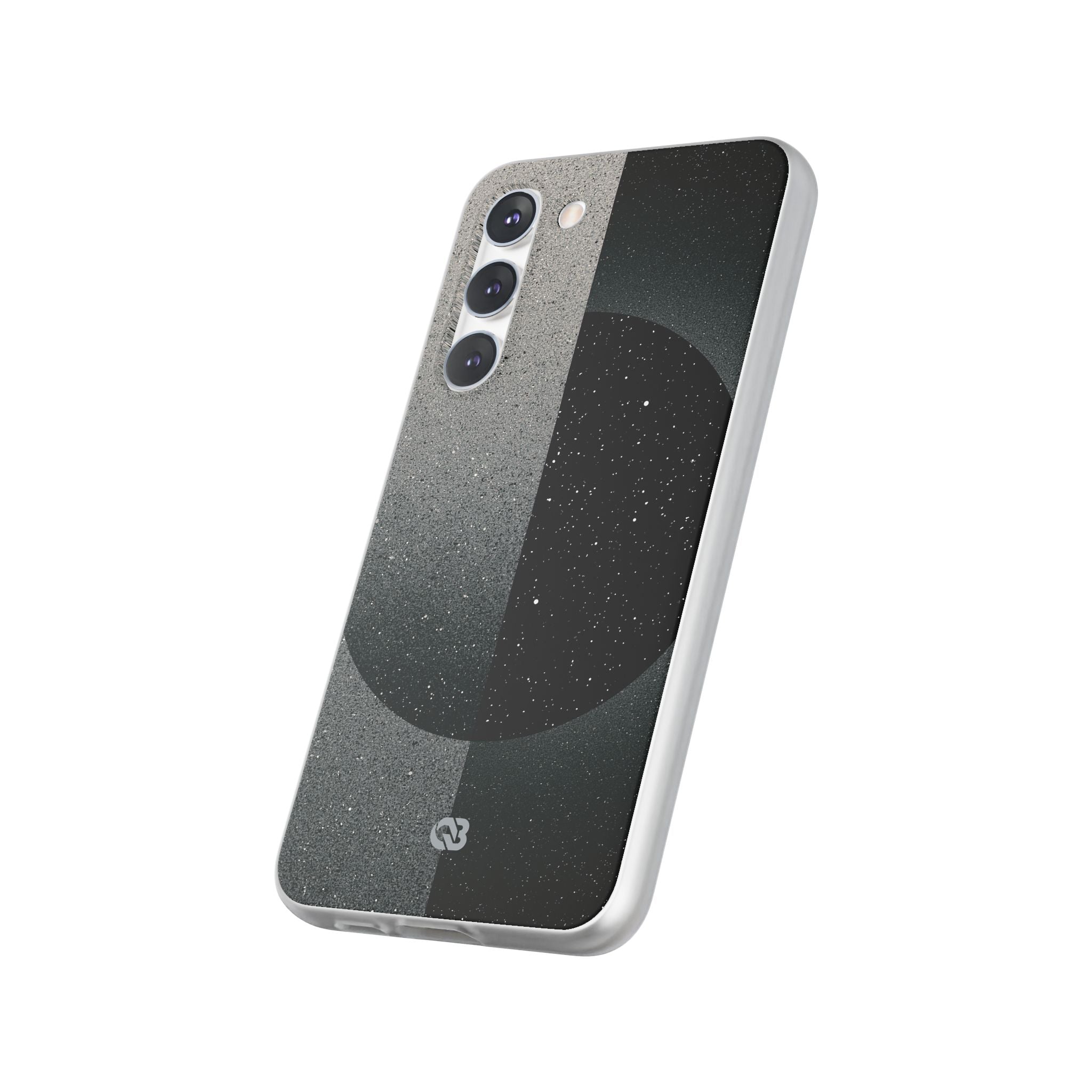 Black Lite Phone Case for Samsung - Lunar Static Orbit