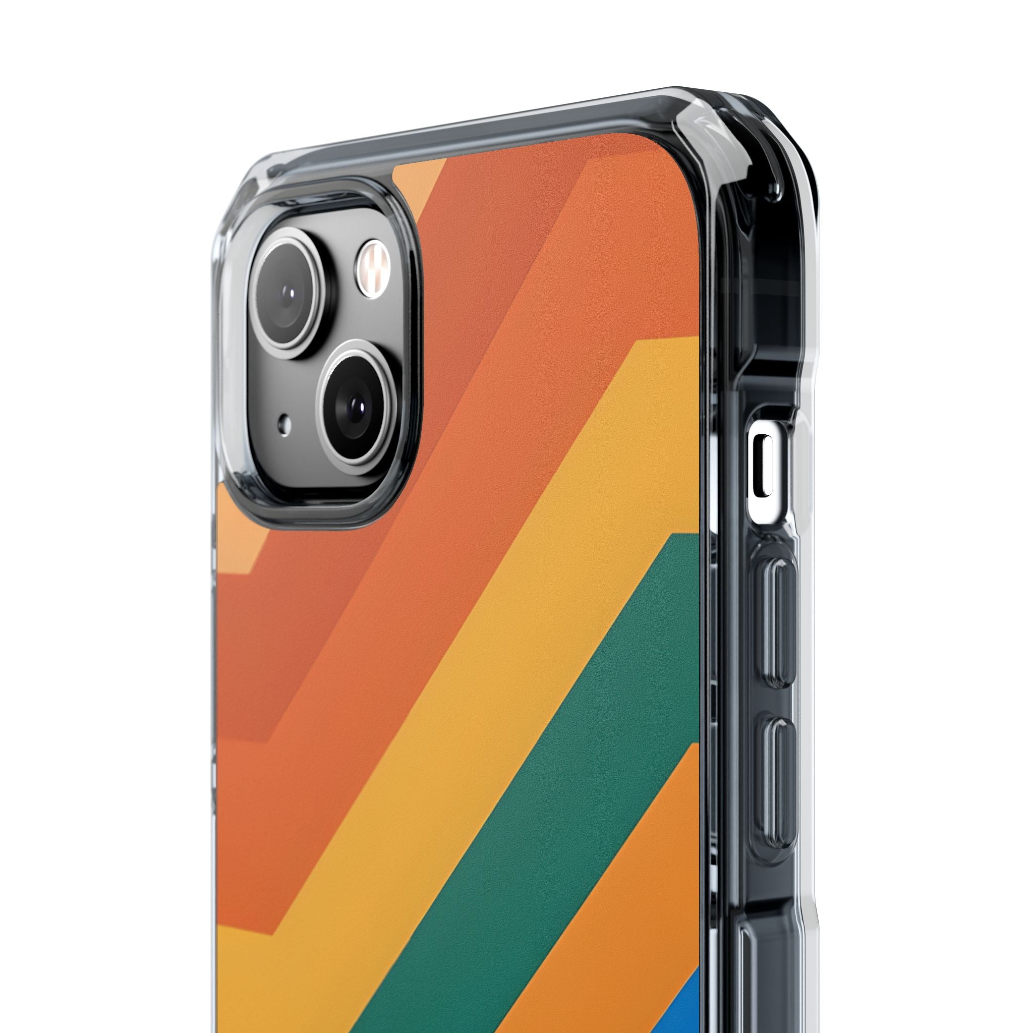 Retro Ridge Lines · Impact Custodia per iPhone · Magsafe