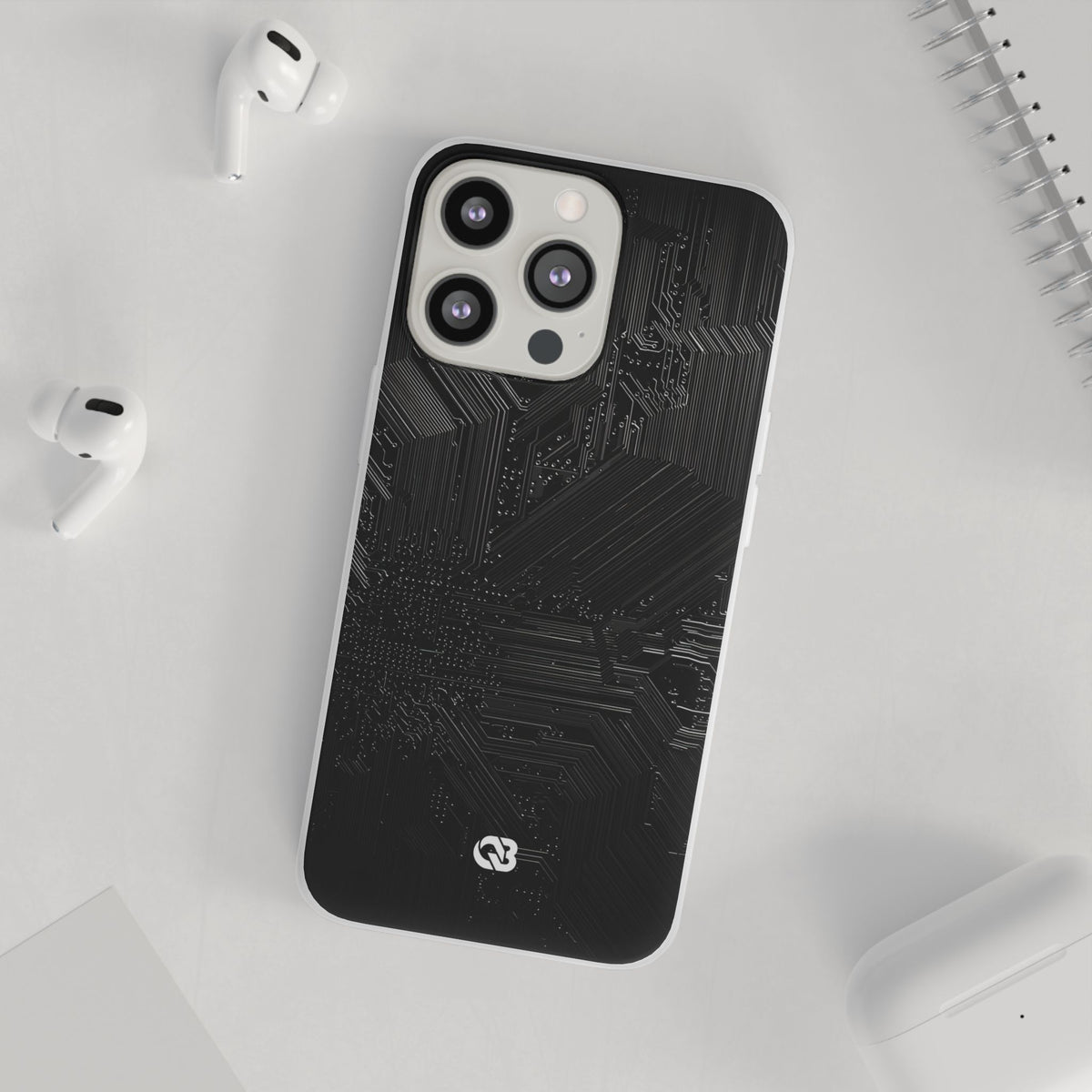 Obsidian Circuitry · Lite Phone Case for iPhone · Black