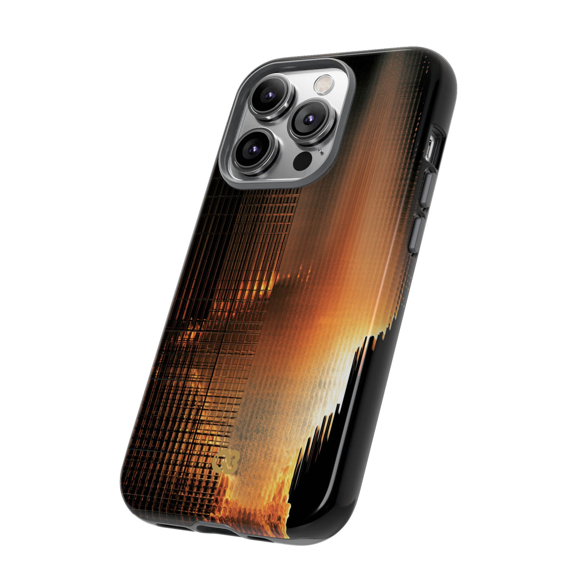 Luminous Grid · Tough Phone Case for iPhone · Black