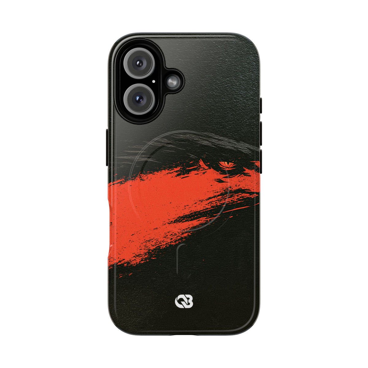 Crimson Raptor Noir · Tough 2.0 Magnetic Phone Case for iPhone · Black