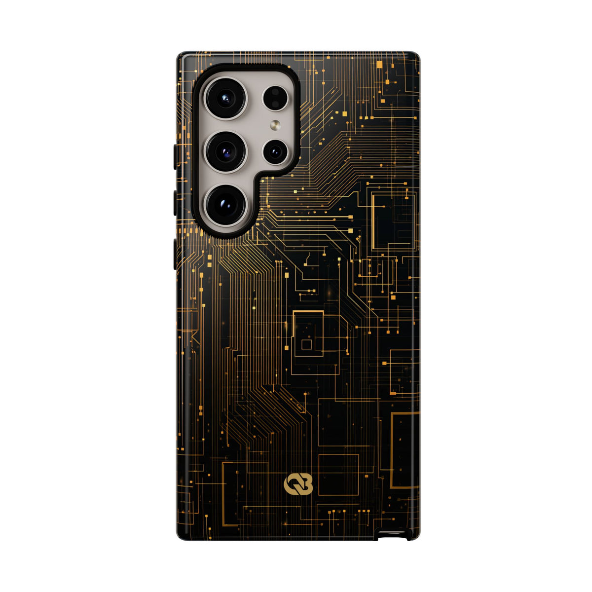 Gold Tough Phone Case for Samsung - Amber Core Mainframe