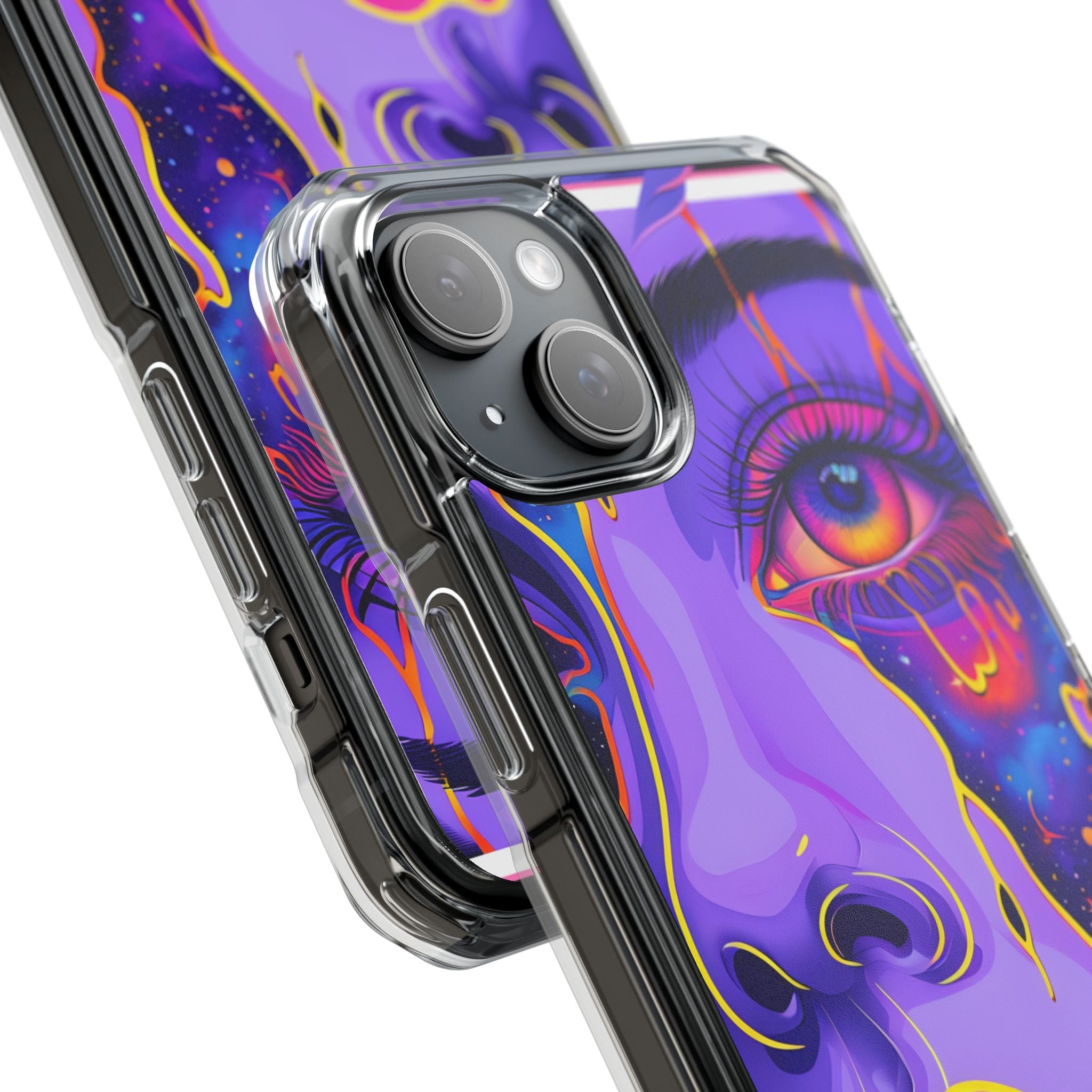 Violet Cosmic Gaze · Impact Custodia per iPhone · Magsafe