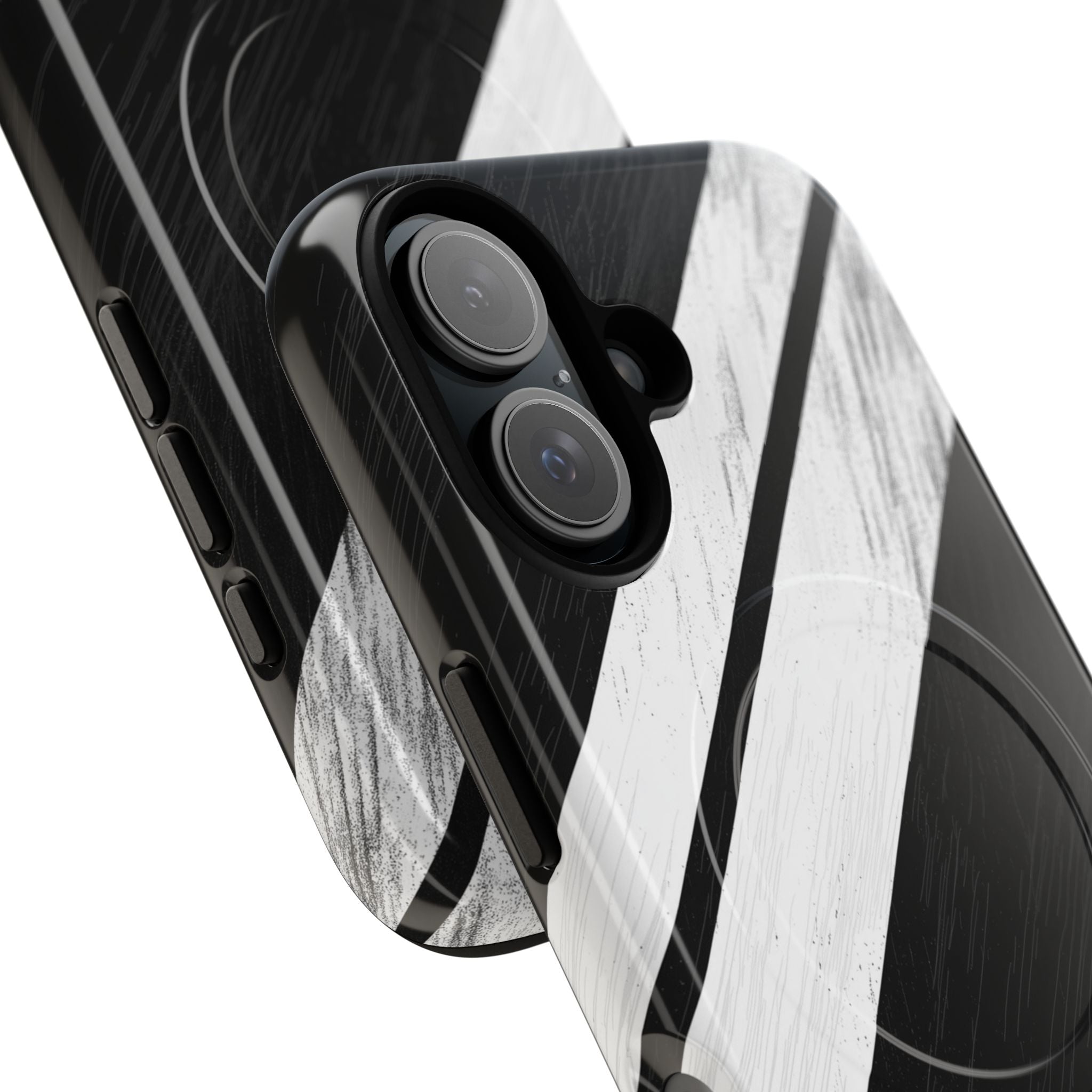 Distressed Stripe Motion iPhone 16 Case - Tough+ - CASE•BOB