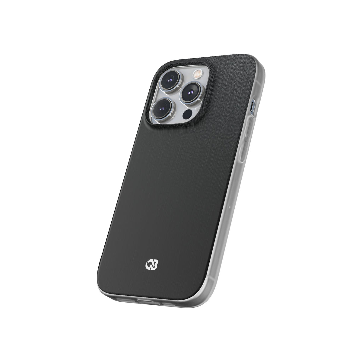 Black Lite Phone Case for iPhone - Brushed Obsidian Slate