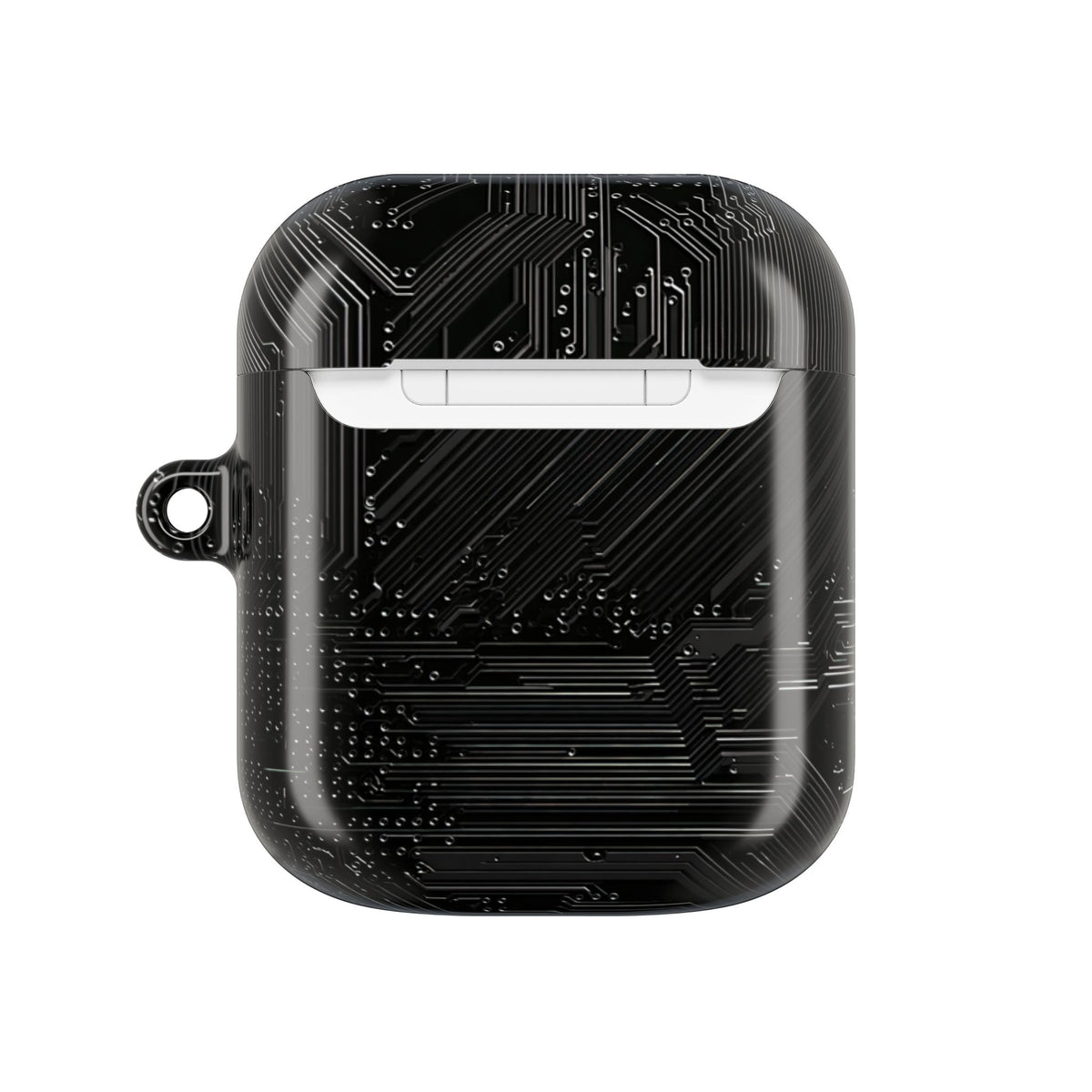 Obsidian Circuitry · Hard Case for AirPods & AirPods Pro · Black