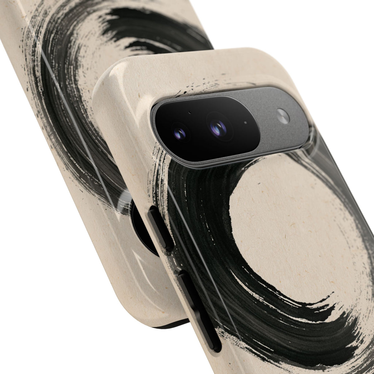 Zen Ensō Circle · Tough Phone Case for Pixel · Beige