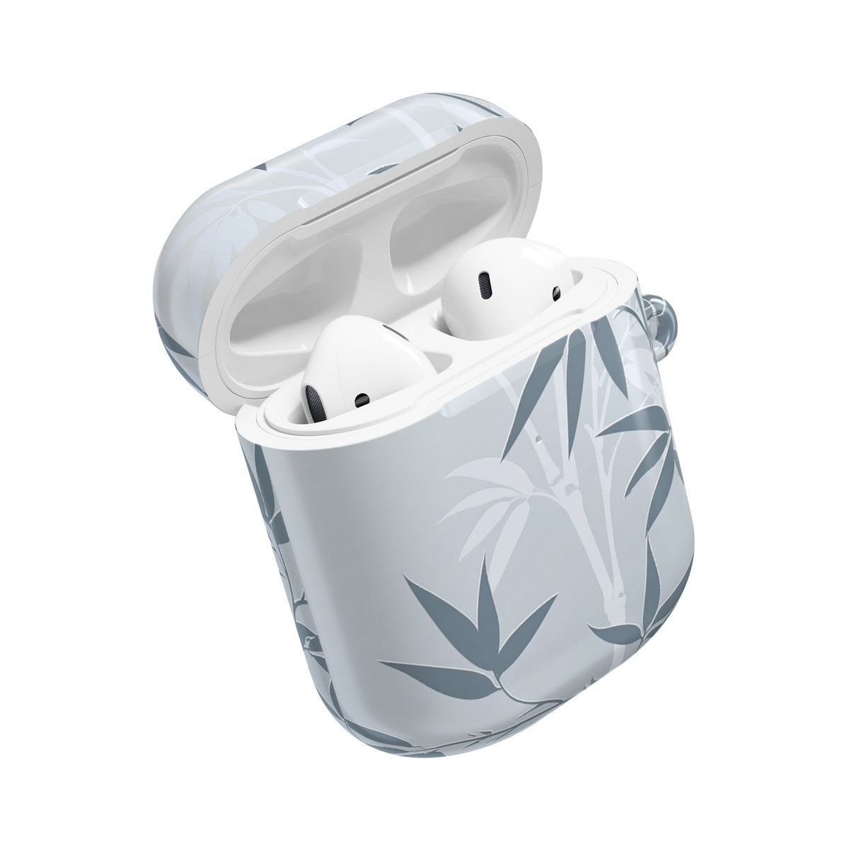 Misty Bamboo Grove · Hard Case for AirPods & AirPods Pro · Blue