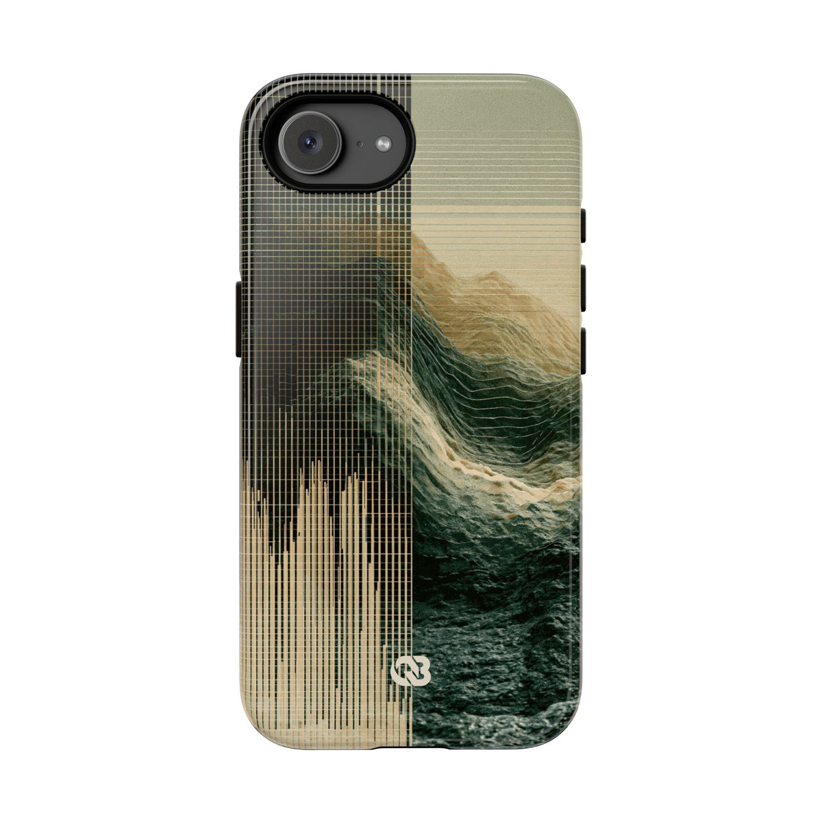 Orbital Topography · Tough Phone Case for iPhone · Green