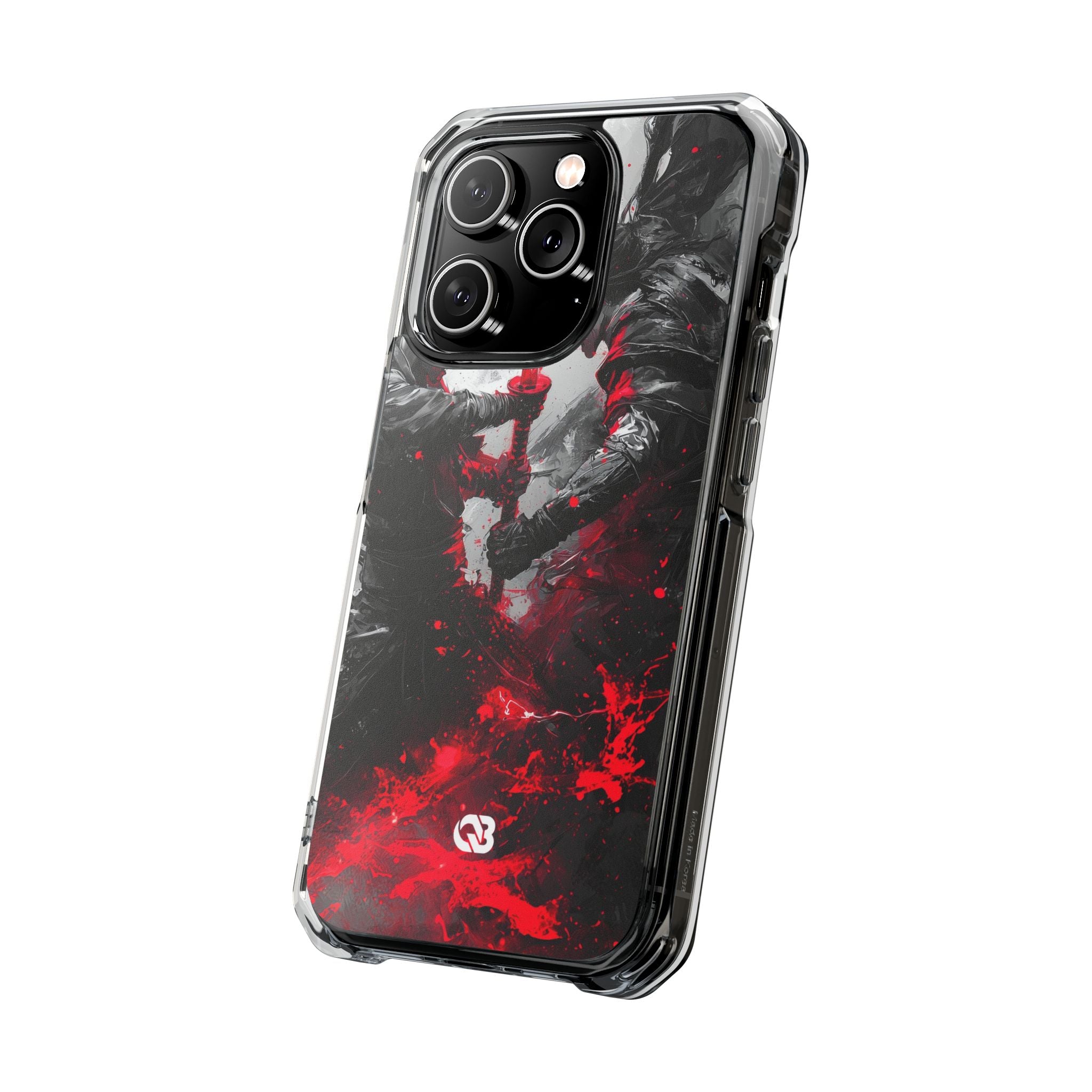 Shattered Crimson Duel · Impact Hoesje voor iPhone · Magsafe