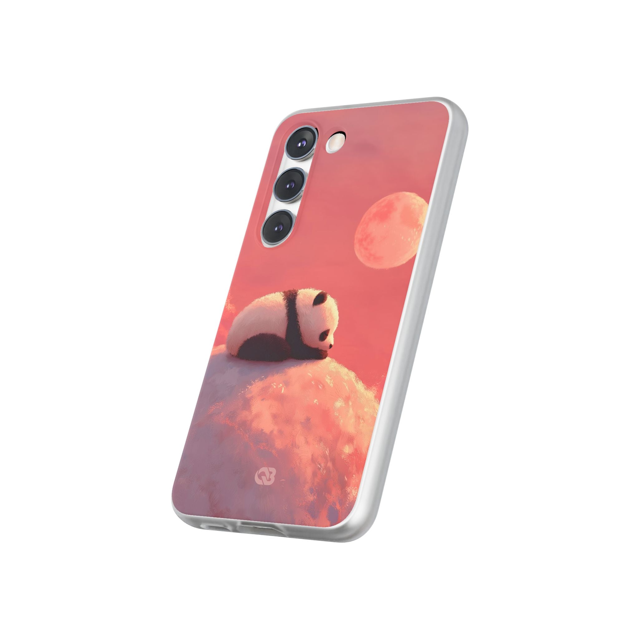 Rose Moon Panda · Soft Phone Case for Samsung