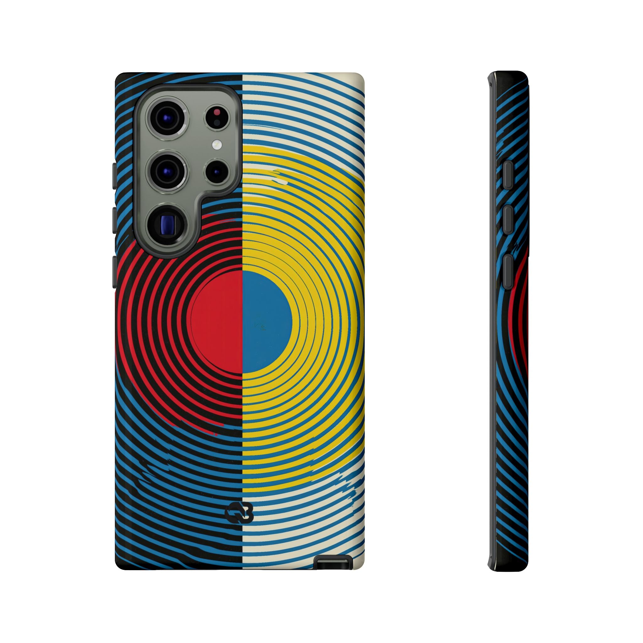 Blue Tough Phone Case for Samsung - Primary Circuit Orbit