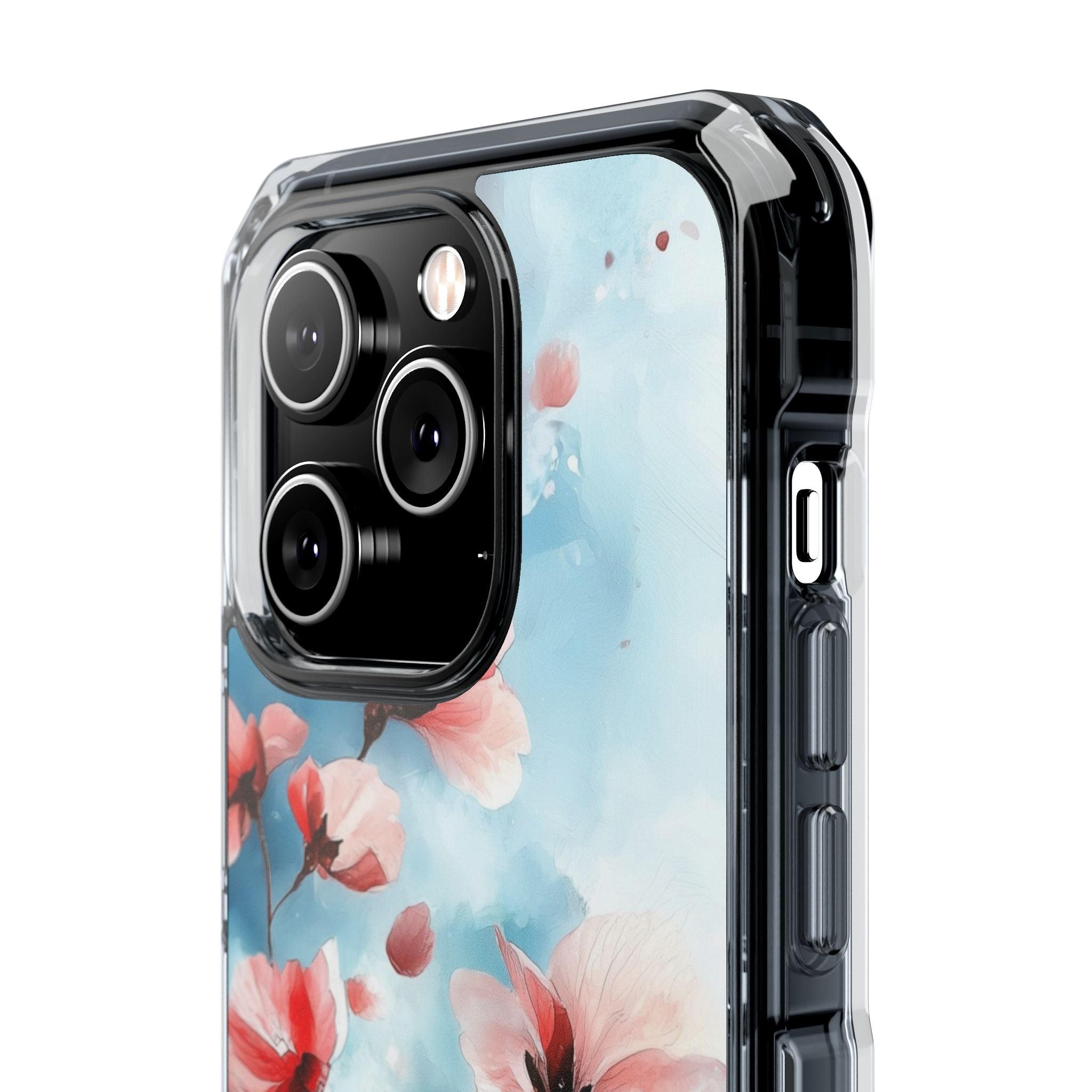Pink Blossom Drift iPhone 14 Pro Skal - Impact