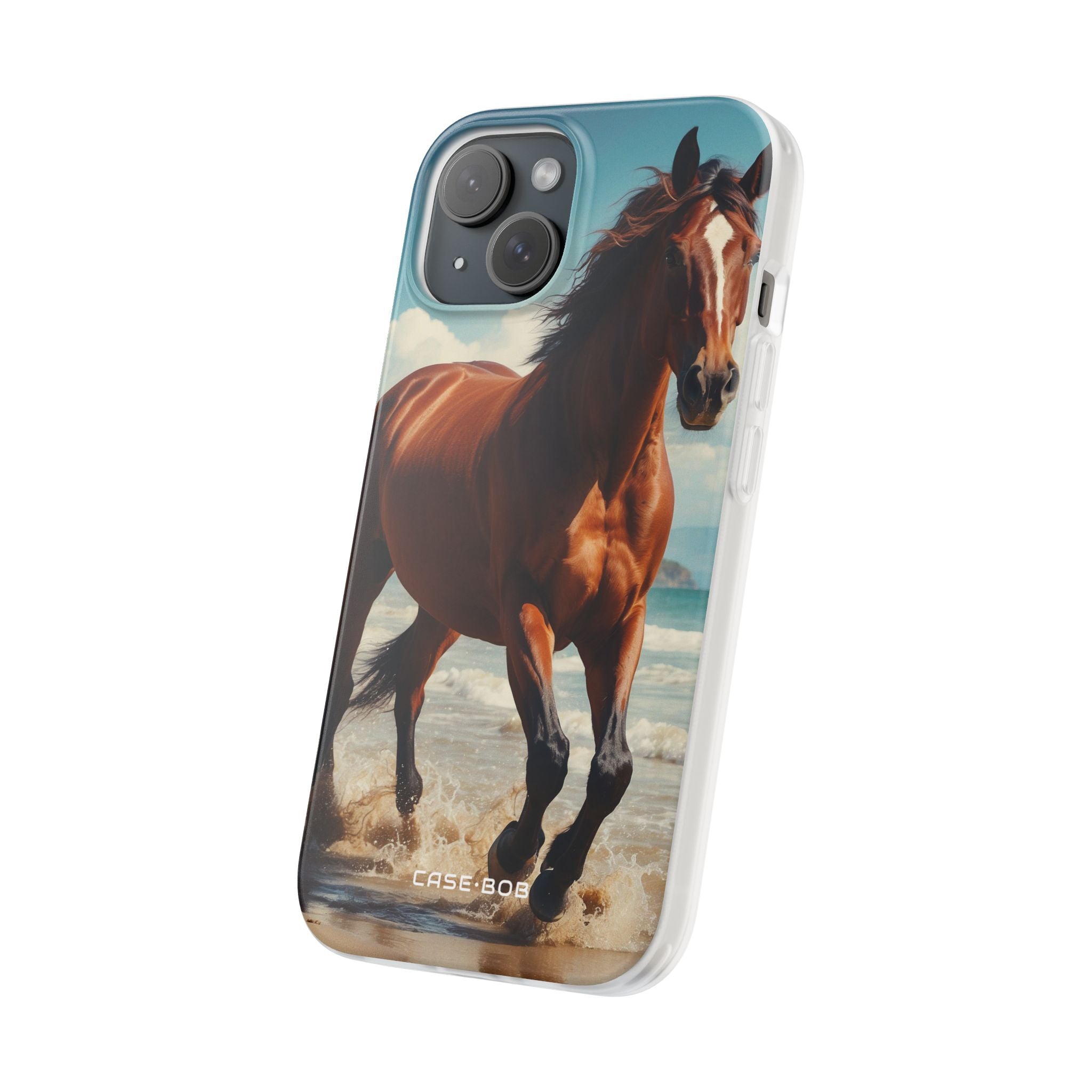 Blazing Horse iPhone 15 Case - Soft