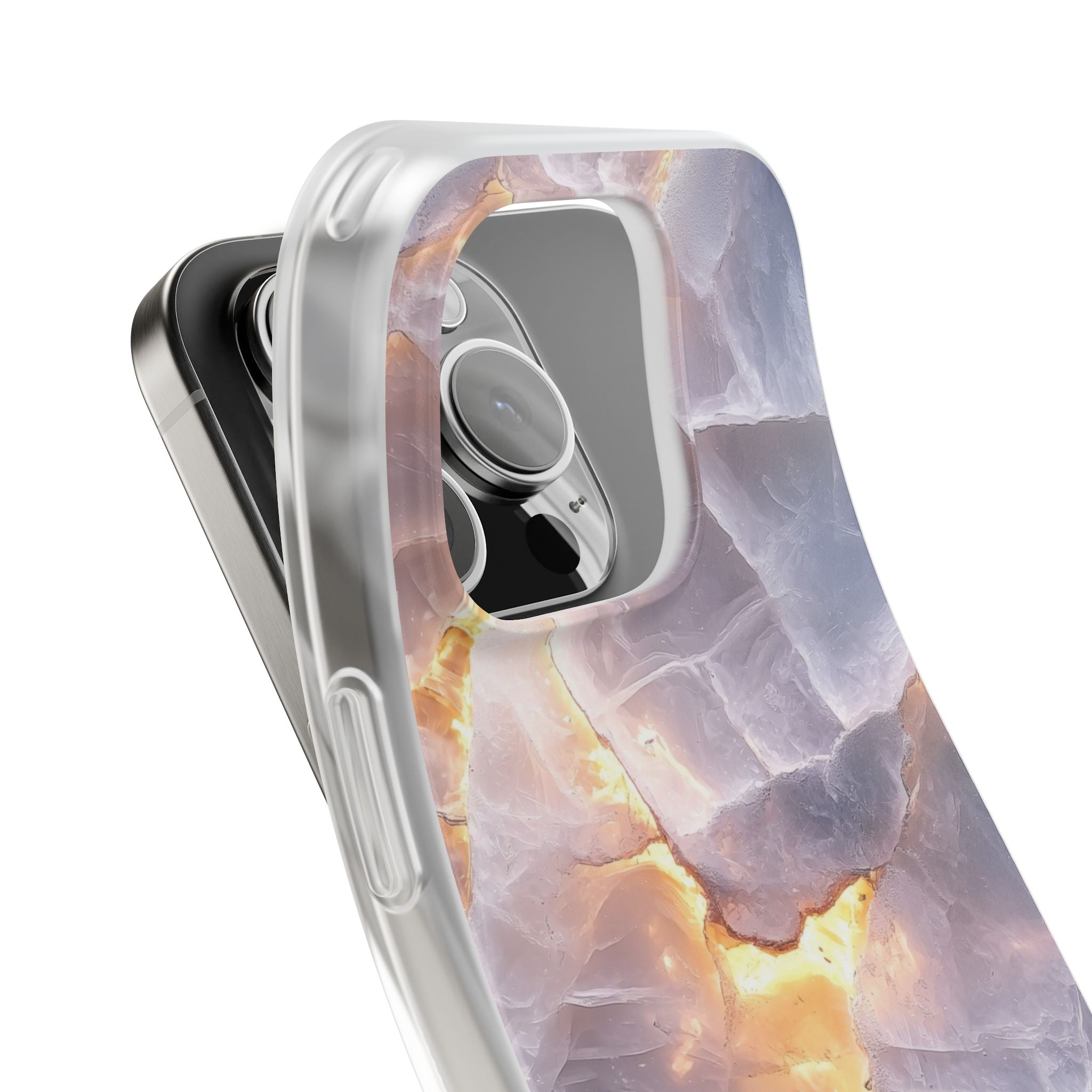 Crystal Veins iPhone 16 Pro Case - Soft