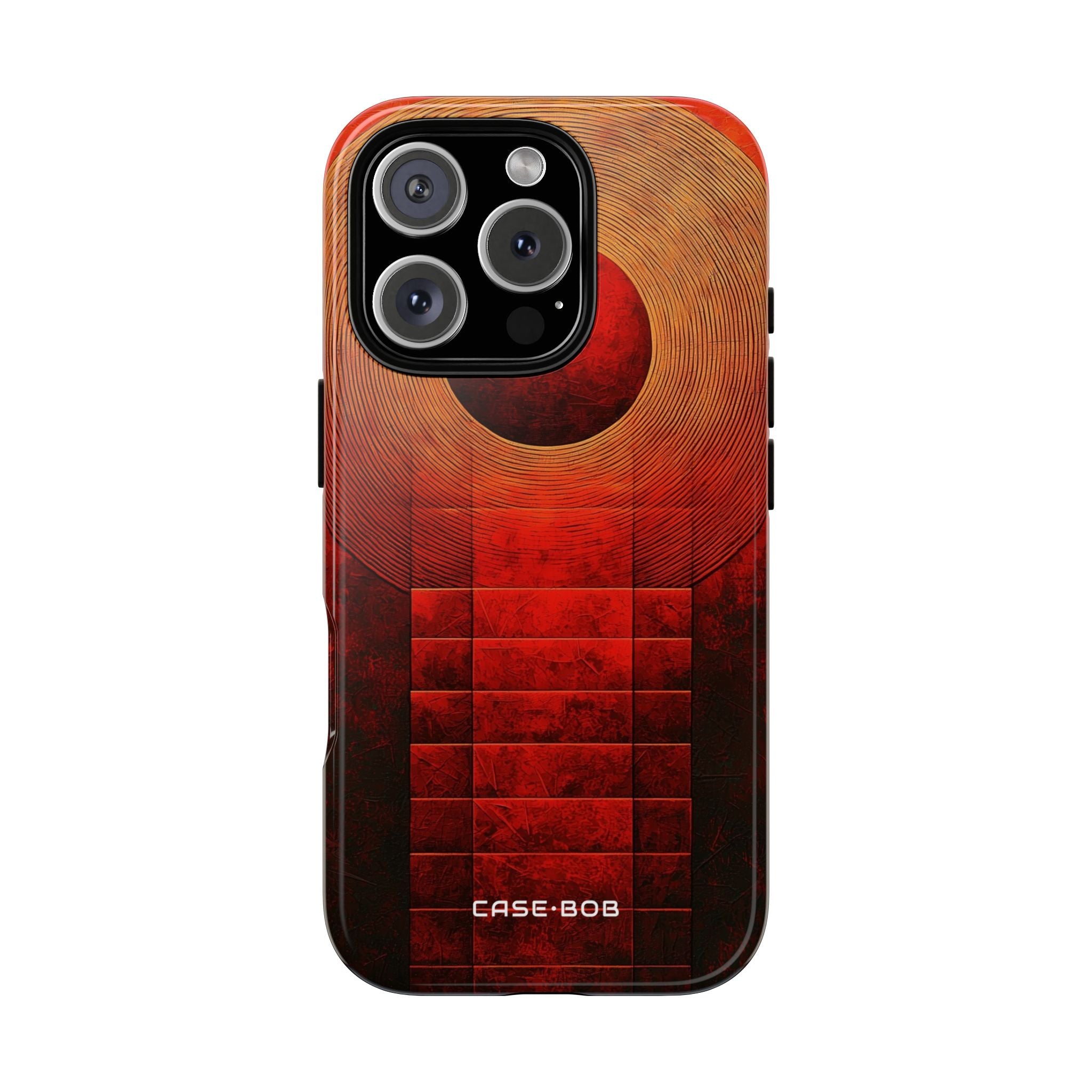 Crimson Rings iPhone 16 Pro Case - Tough